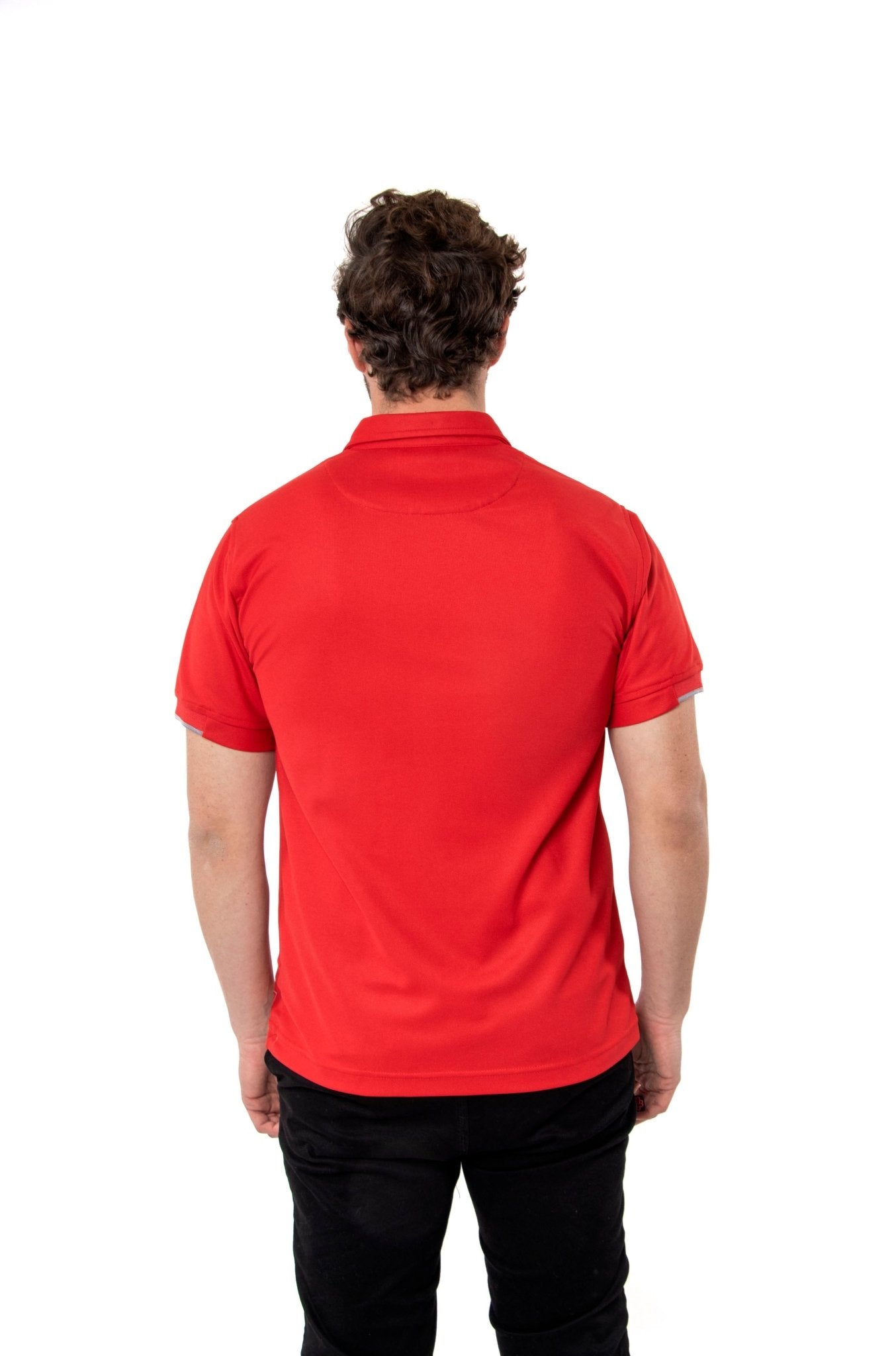 PLAYERA POLO SUSTENTABLE BILBAO HOMBRE #Color_Rojo
