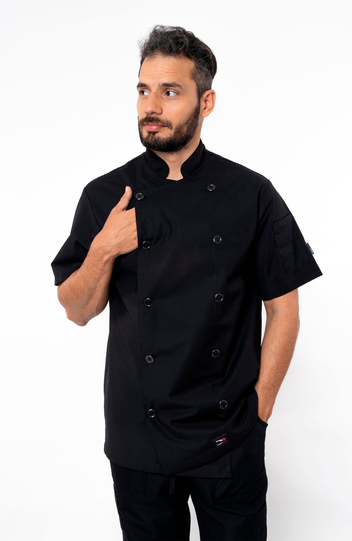 FILIPINA CHEF MANGA CORTA HONOLULU HOMBRE #Color_Negro