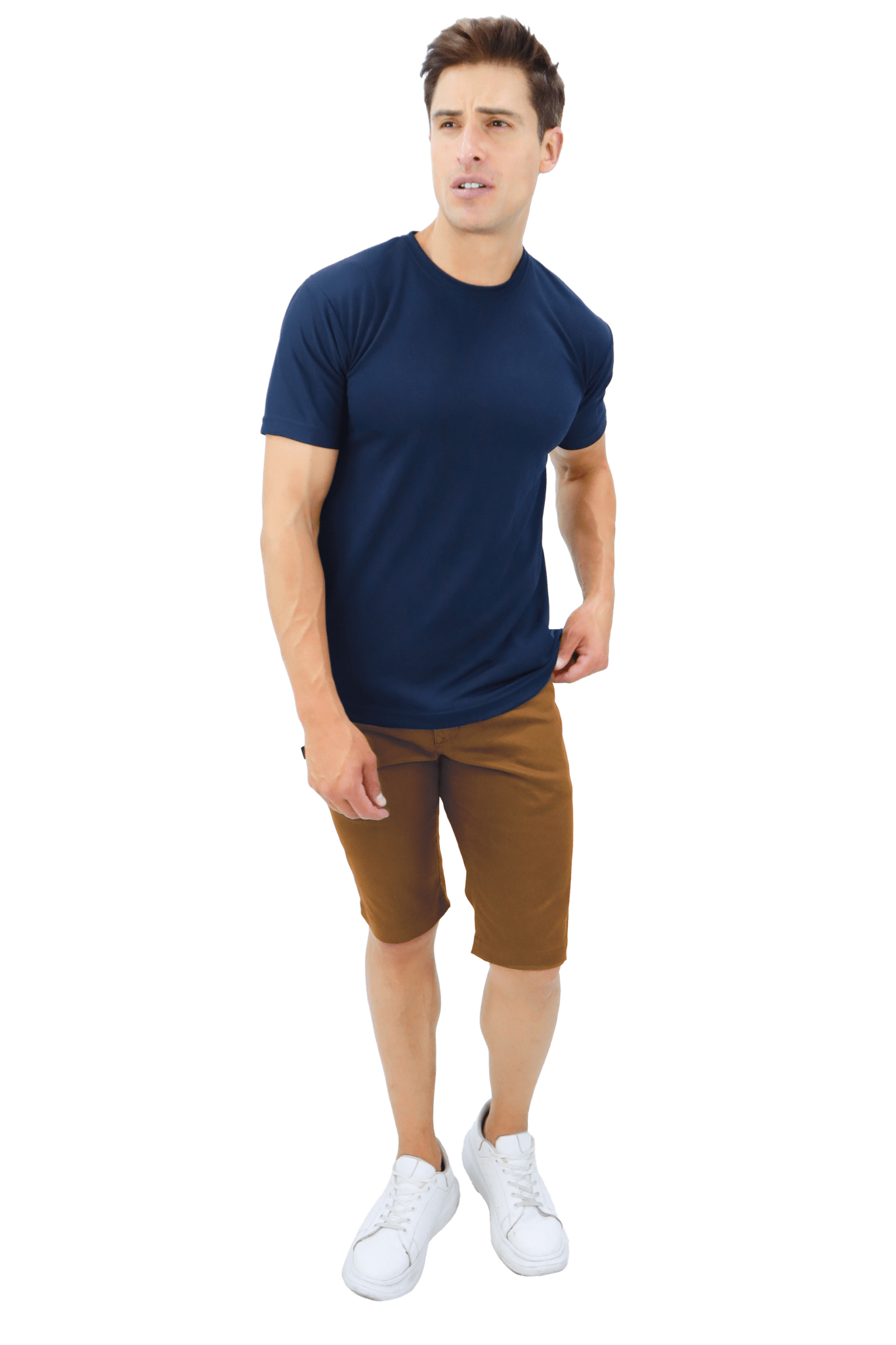 BERMUDA CASUAL DE GABARDINA ATLANTA HOMBRE #Color_Café