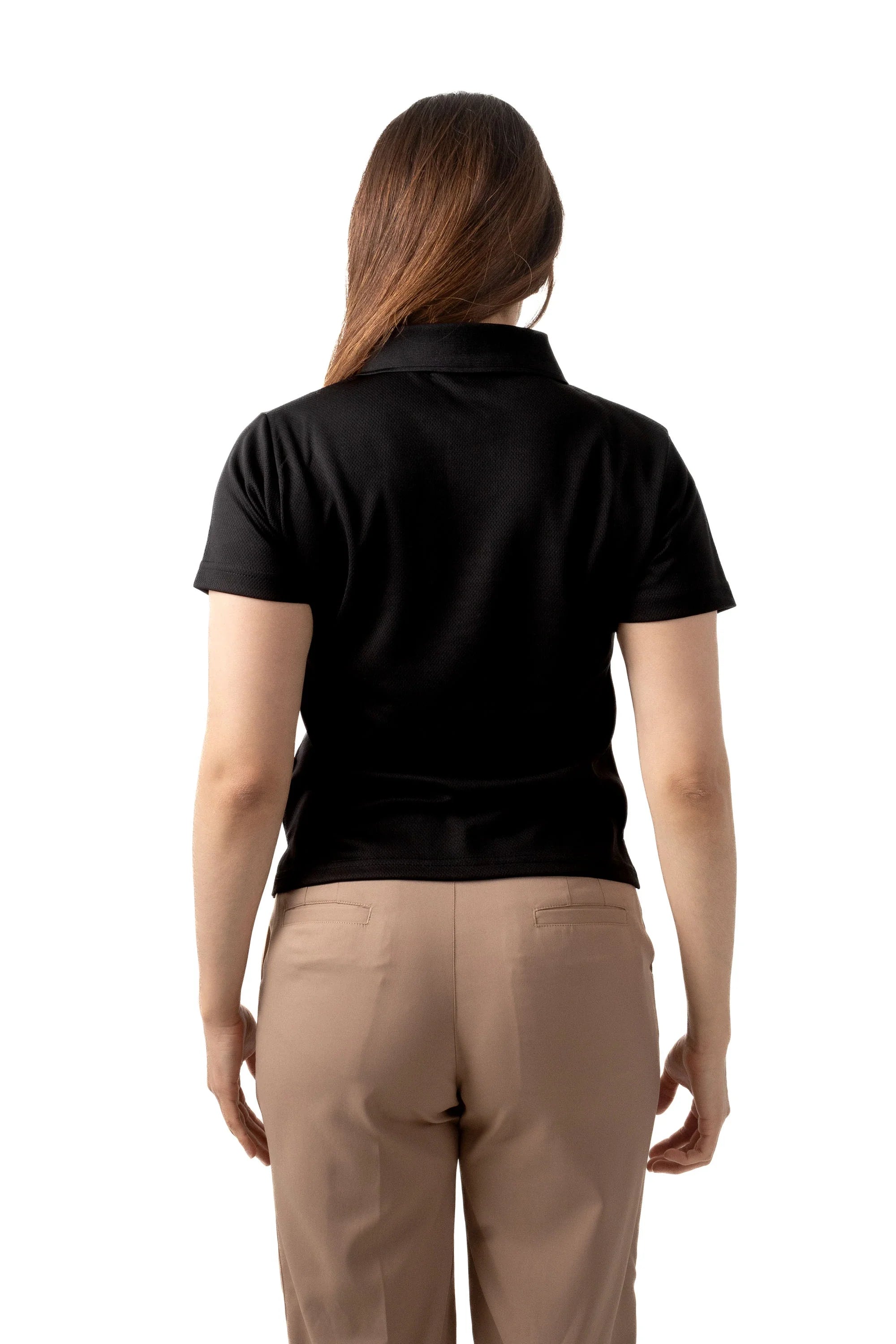 PLAYERA POLO CARACAS DAMA #Color_Negro