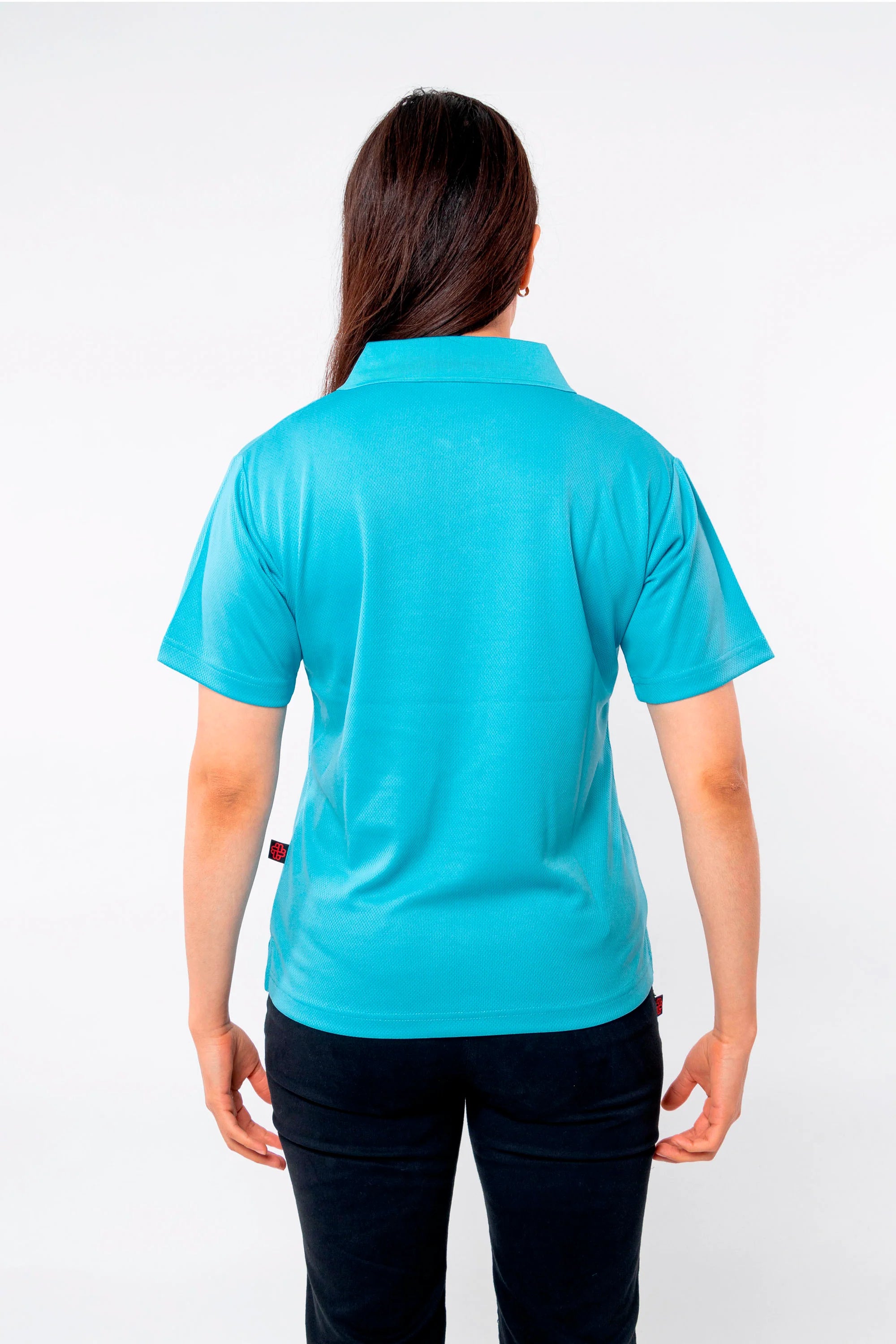 PLAYERA POLO CARACAS DAMA #Color_Azul Cielo
