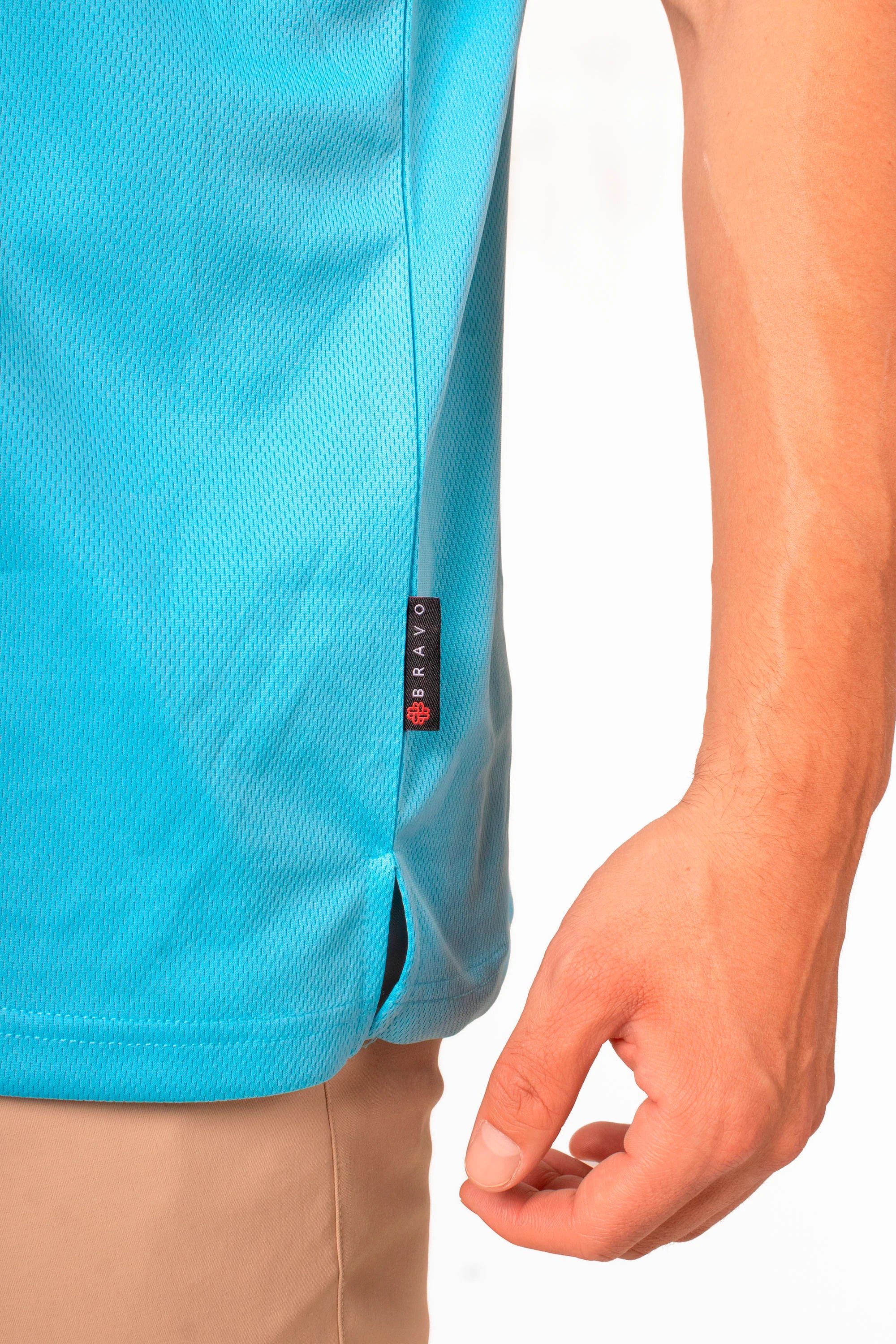 PLAYERA TIPO POLO ULTRA DRYFIT MANCHESTER HOMBRE #Color_Azul Cielo