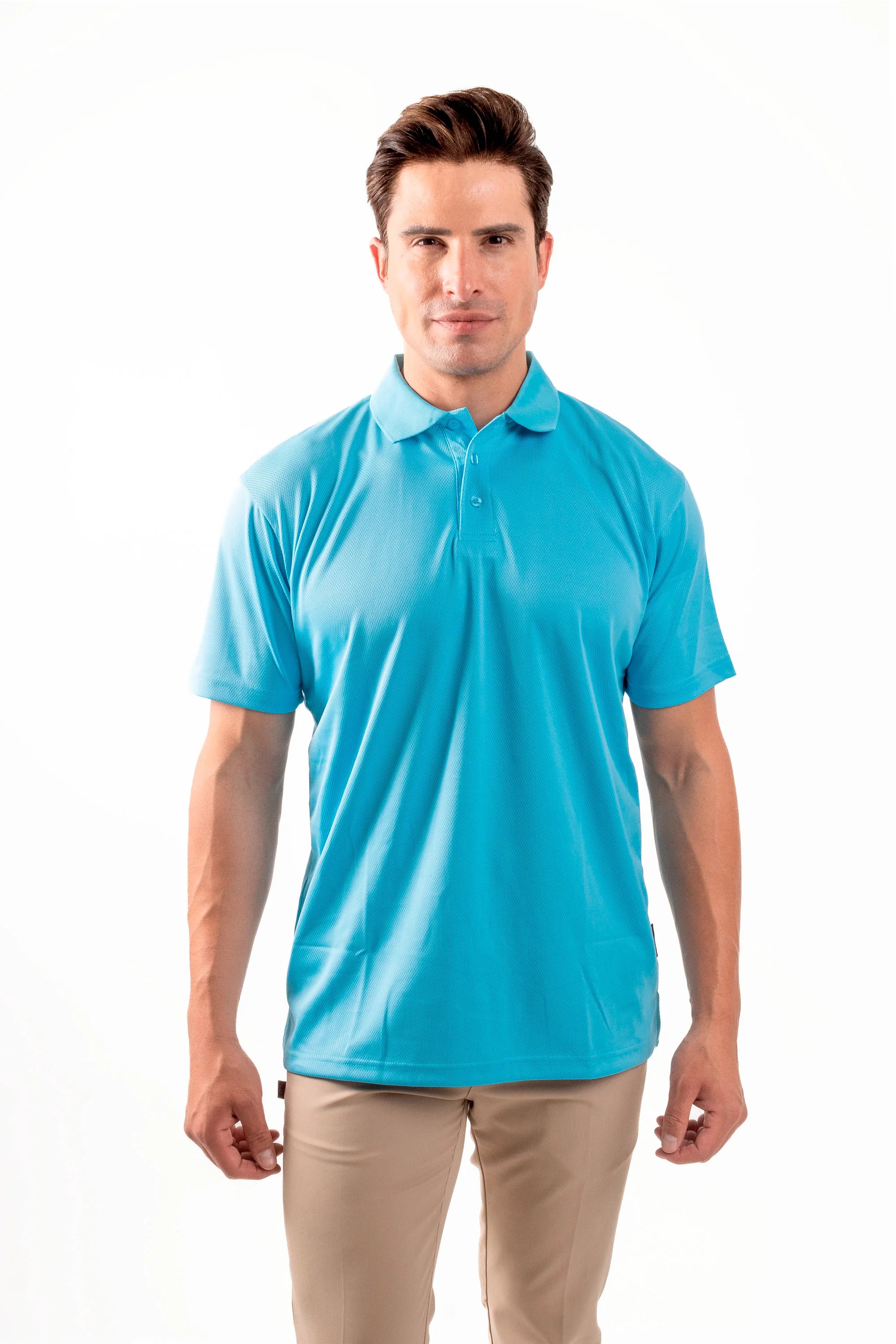 PLAYERA TIPO POLO ULTRA DRYFIT MANCHESTER HOMBRE #Color_Azul Cielo
