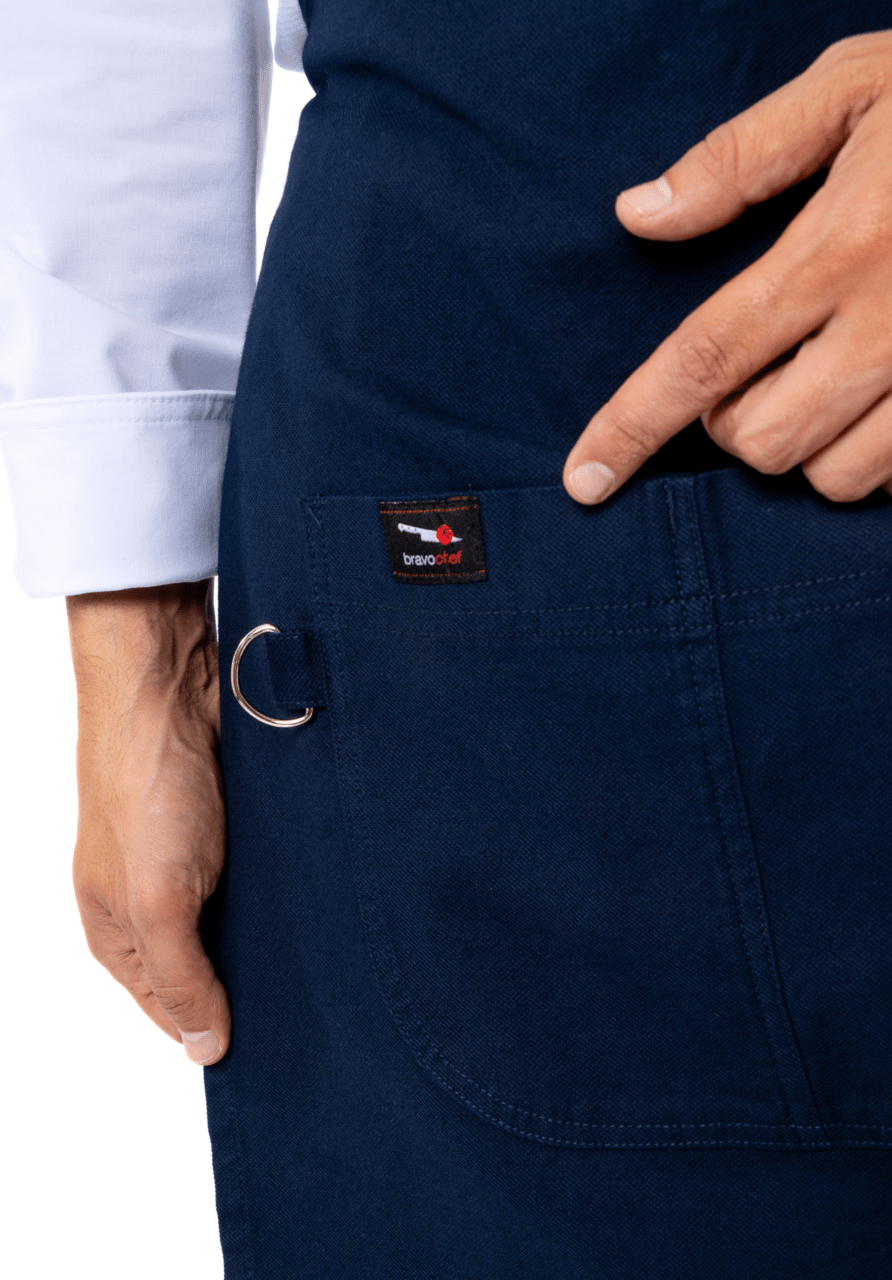 MANDIL DE GABARDINA VERONA #Color_Azul Marino