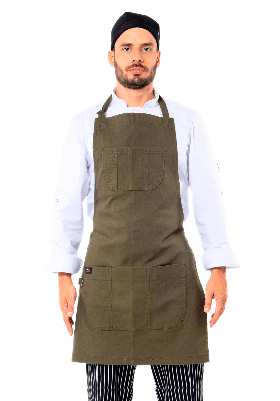 MANDIL DE GABARDINA VERONA #Color_Verde