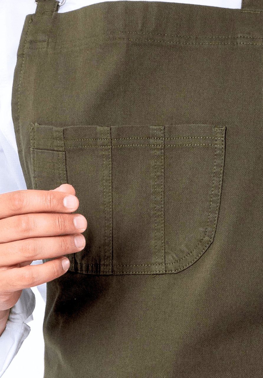 MANDIL DE GABARDINA VERONA #Color_Verde