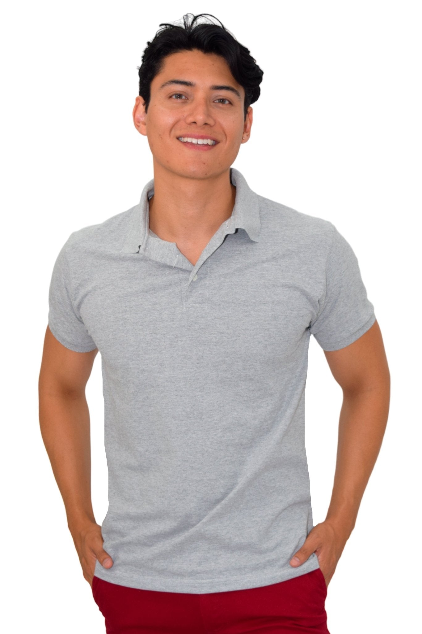 PLAYERA TIPO POLO ESTAMBUL HOMBRE #Color_Gris