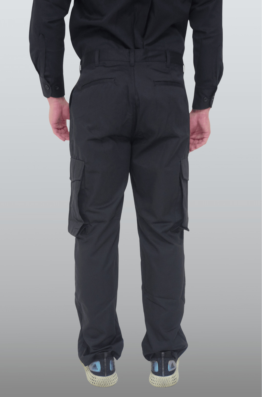 PANTALÓN INDUSTRIAL TIPO CARGO BANGKOK HOMBRE #Color_Negro