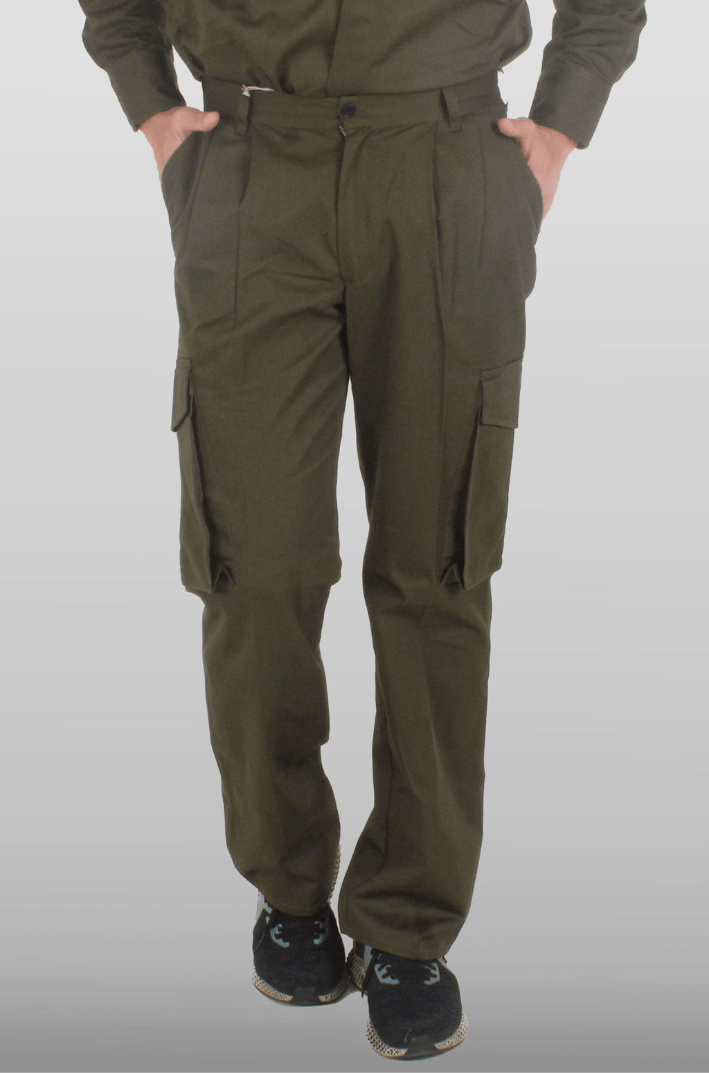 PANTALÓN INDUSTRIAL TIPO CARGO BANGKOK HOMBRE #Color_Verde