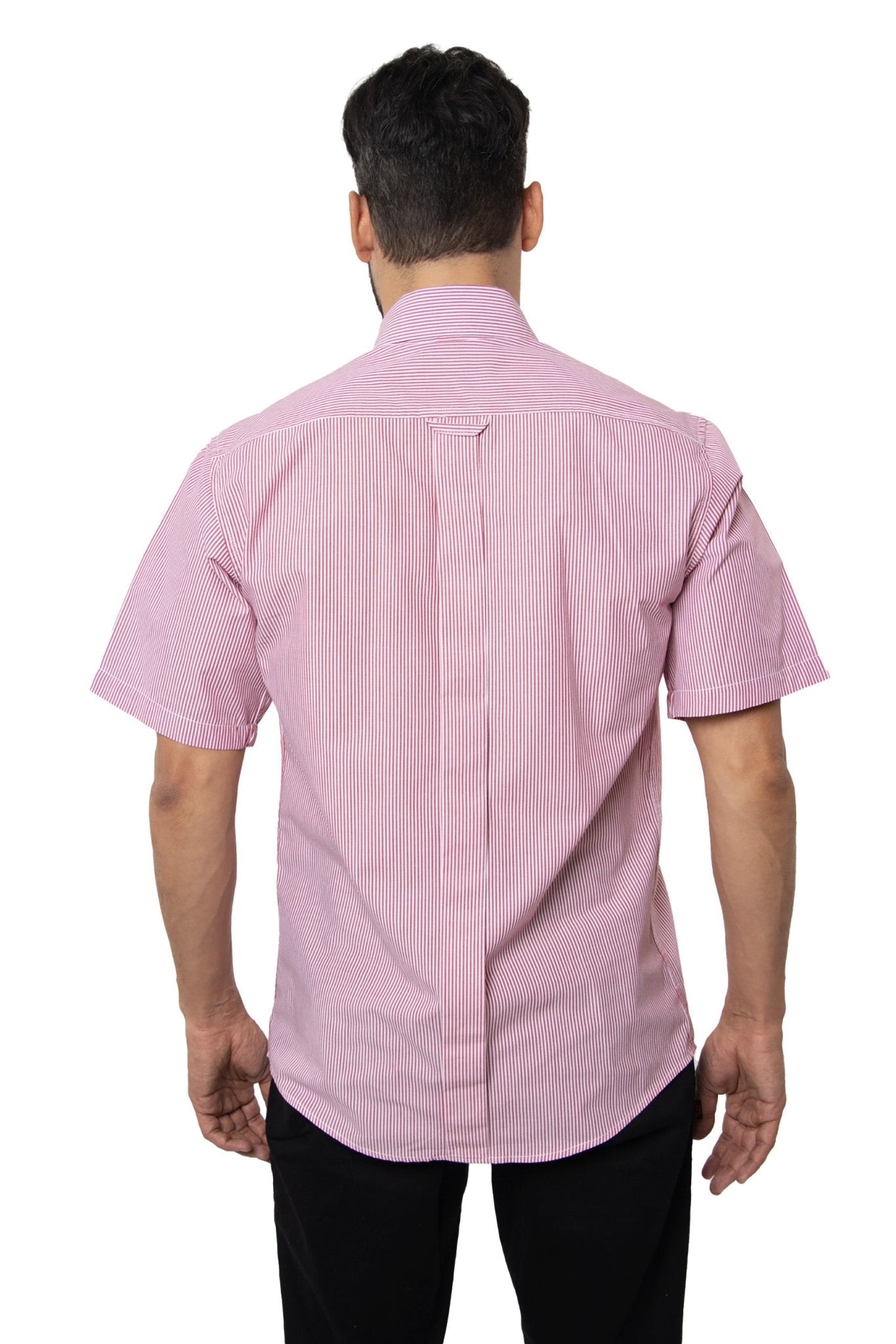 CAMISA FORMAL SLIM FIT MANGA CORTA MÚNICH HOMBRE #Color_Blanco / Rojo
