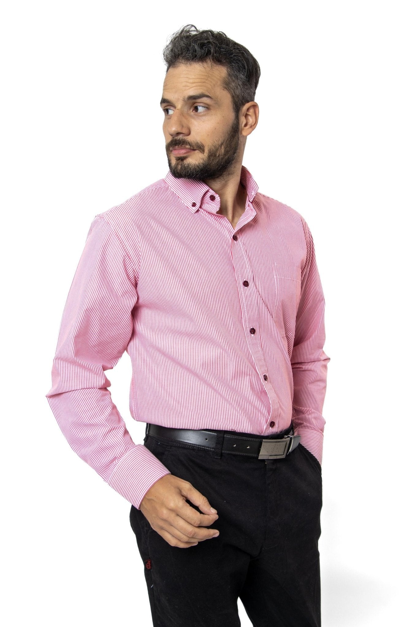 CAMISA FORMAL SLIM FIT MANGA LARGA MÚNICH HOMBRE