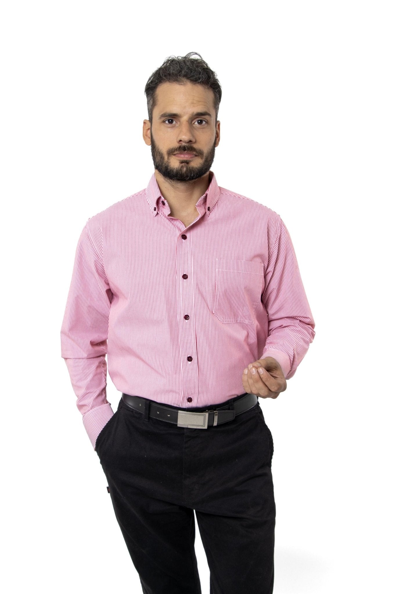 CAMISA FORMAL SLIM FIT MANGA LARGA MÚNICH HOMBRE