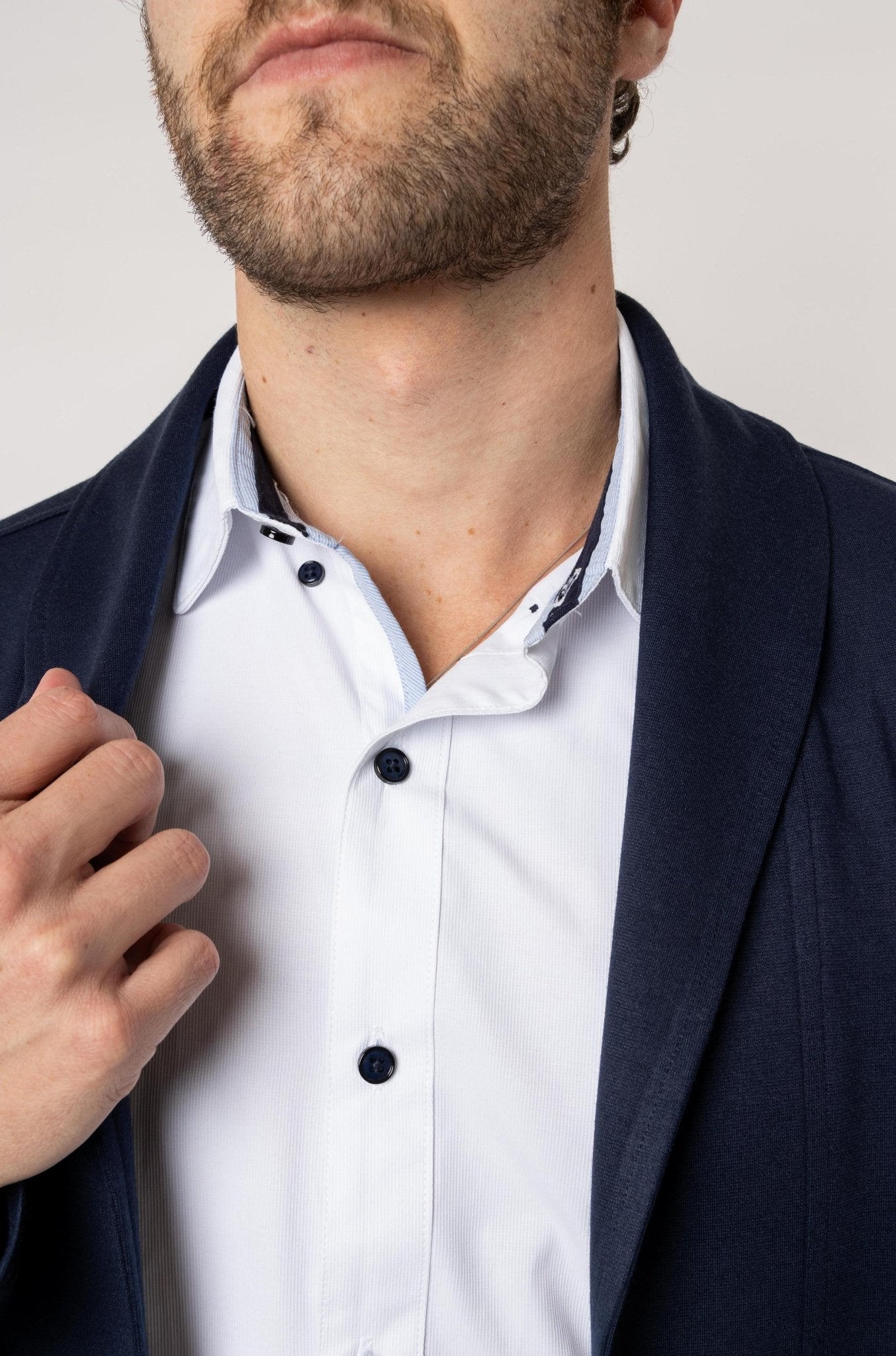SACO TIPO BLAZER HOUSTON HOMBRE #Color_Azul Marino