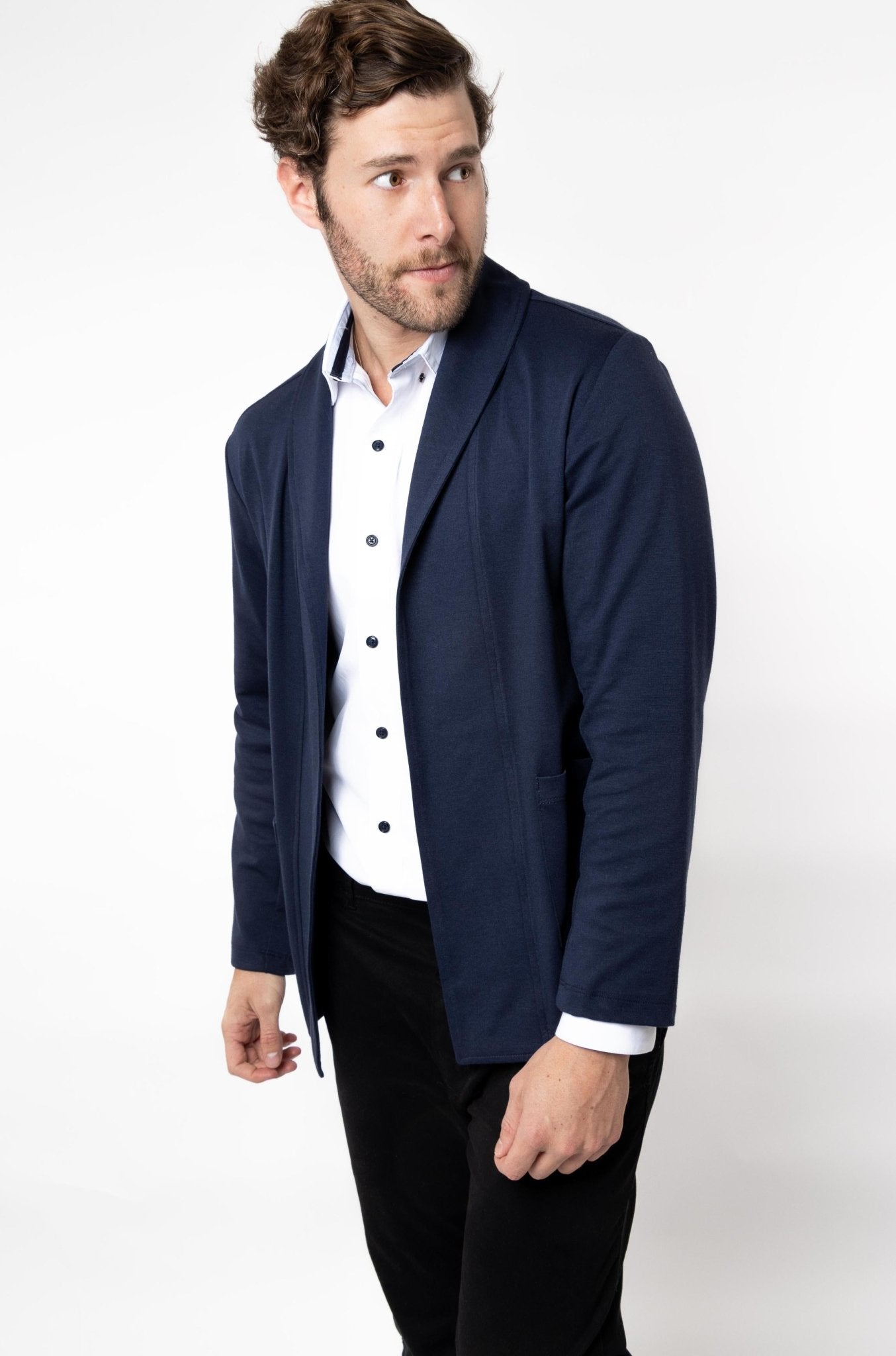 SACO TIPO BLAZER HOUSTON HOMBRE #Color_Azul Marino