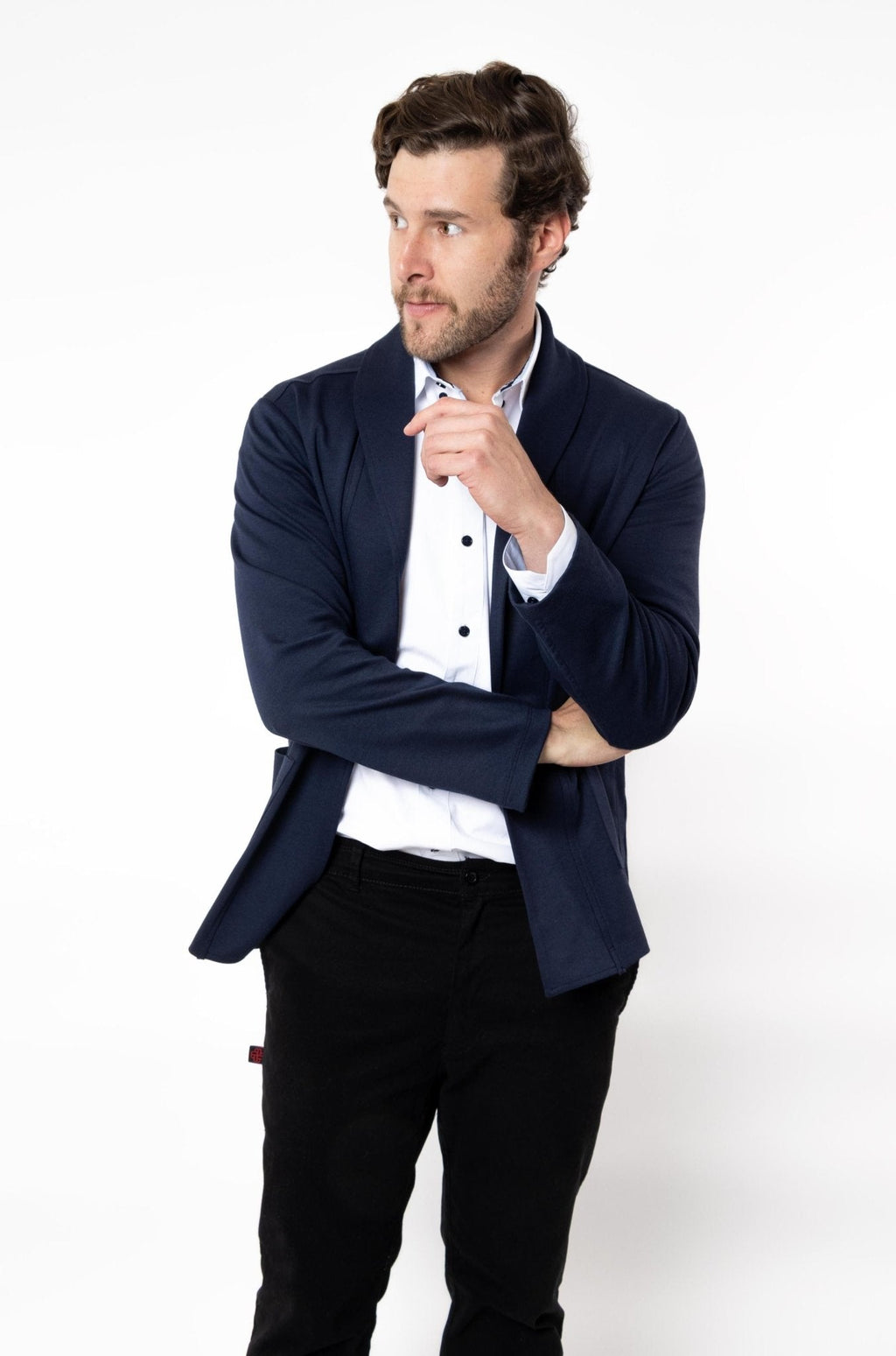 SACO TIPO BLAZER HOUSTON HOMBRE #Color_Azul Marino
