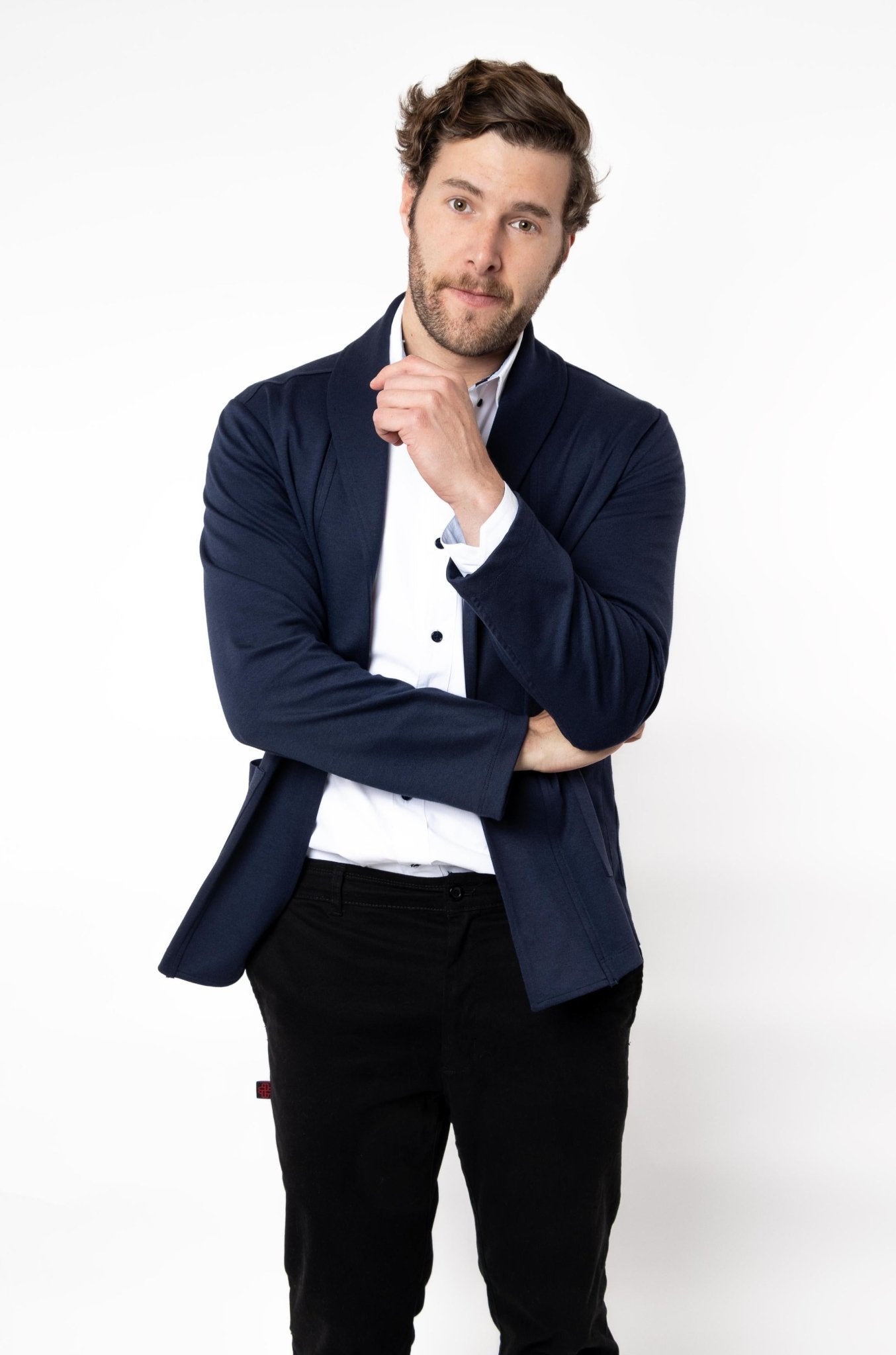SACO TIPO BLAZER HOUSTON HOMBRE #Color_Azul Marino