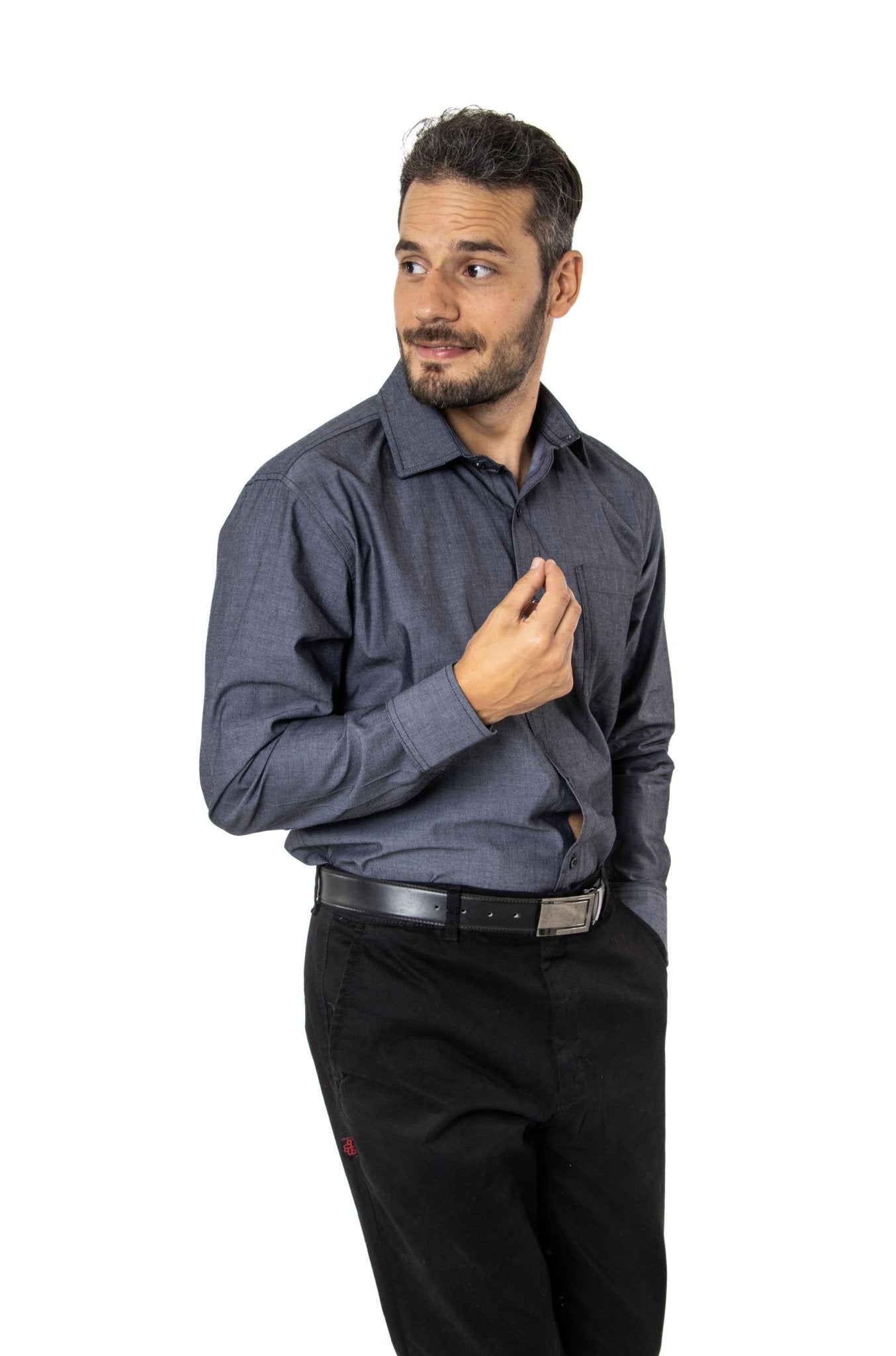 CAMISA CASUAL SLIM FIT MANGA LARGA HAMBURGO HOMBRE