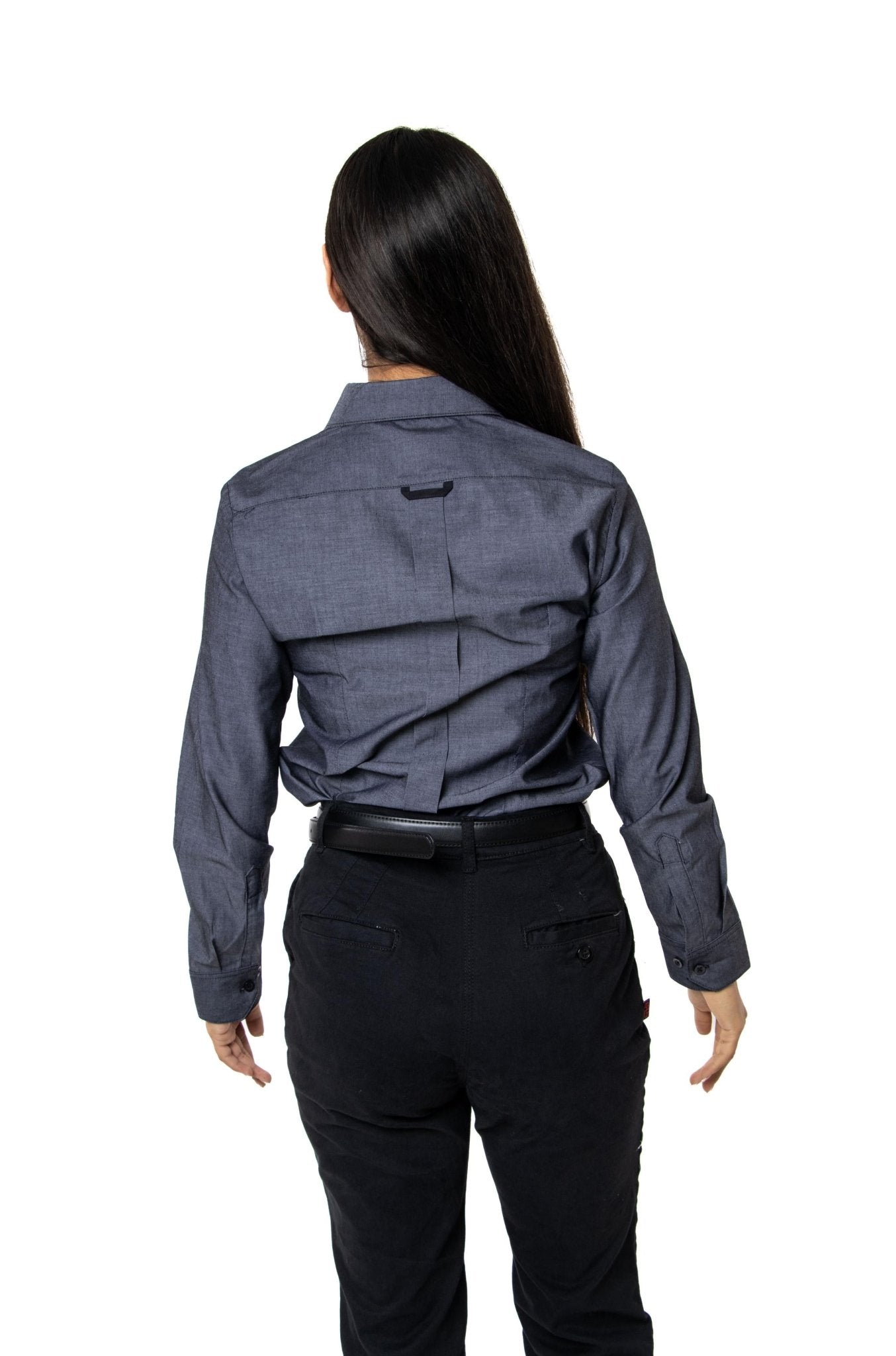 CAMISA CASUAL SLIM FIT MANGA LARGA HAMBURGO MUJER