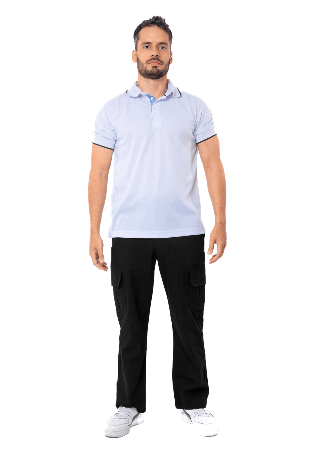 PANTALÓN DE TRABAJO TIPO CARGO TORONTO HOMBRE #Color_Negro