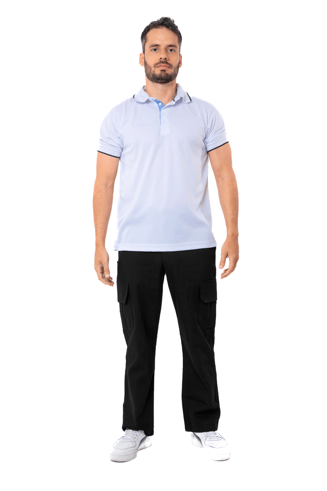 PANTALÓN DE TRABAJO TIPO CARGO TORONTO HOMBRE #Color_Negro