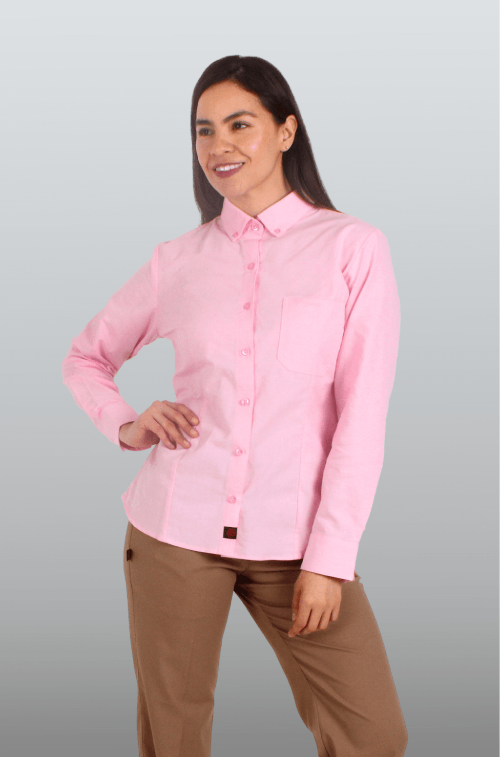 CAMISA EJECUTIVA LEÓN DAMA #Color_Rosa