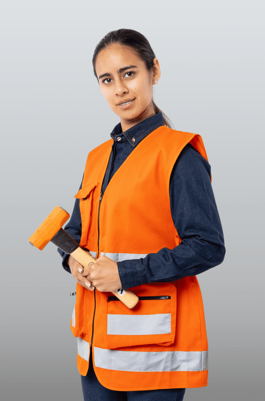 CHALECO DE SEGURIDAD VARSOVIA UNISEX #Color_Naranja