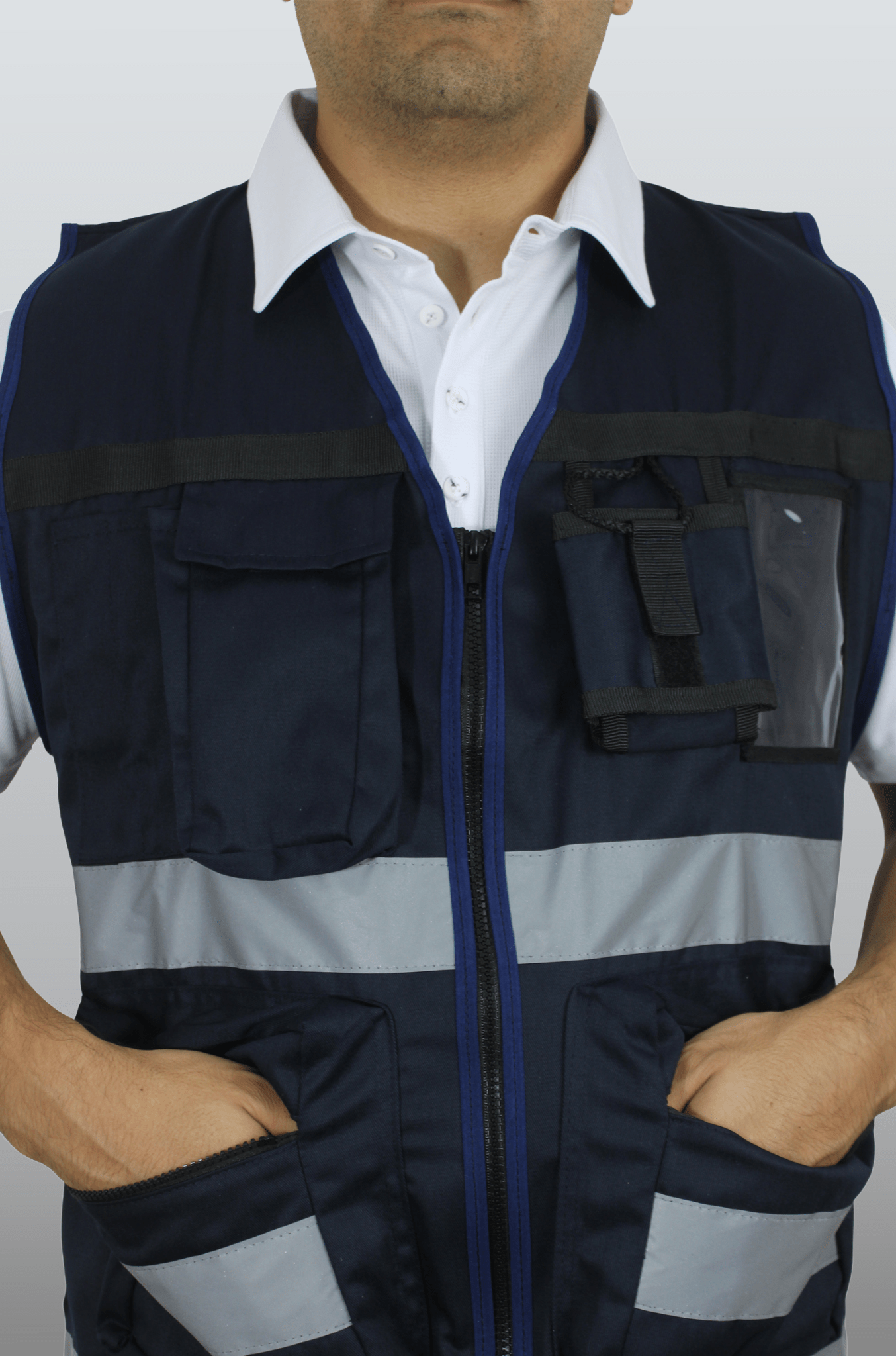 CHALECO DE SEGURIDAD BREMEN #Color_Azul Marino