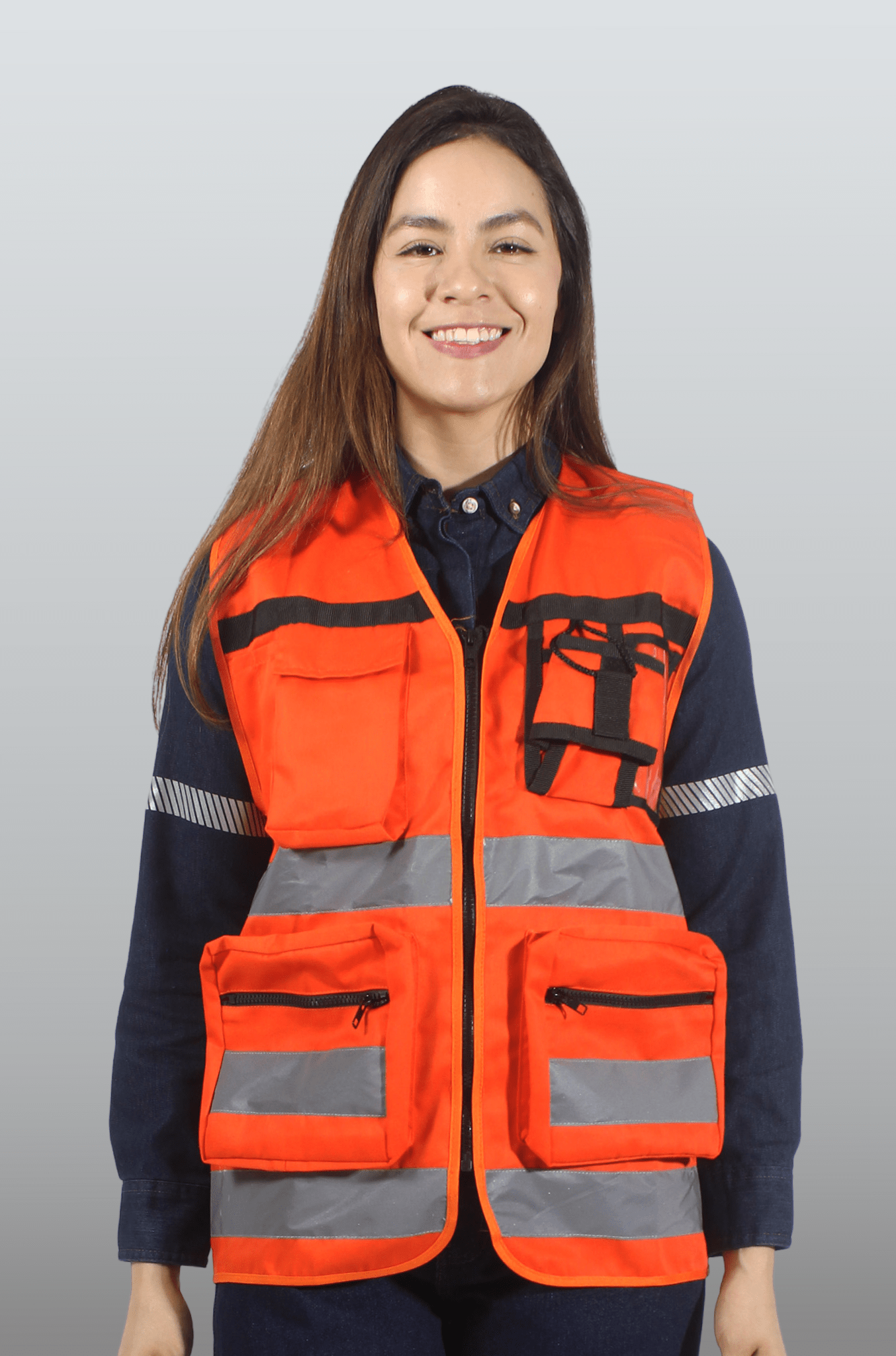 CHALECO DE SEGURIDAD BREMEN #Color_Naranja