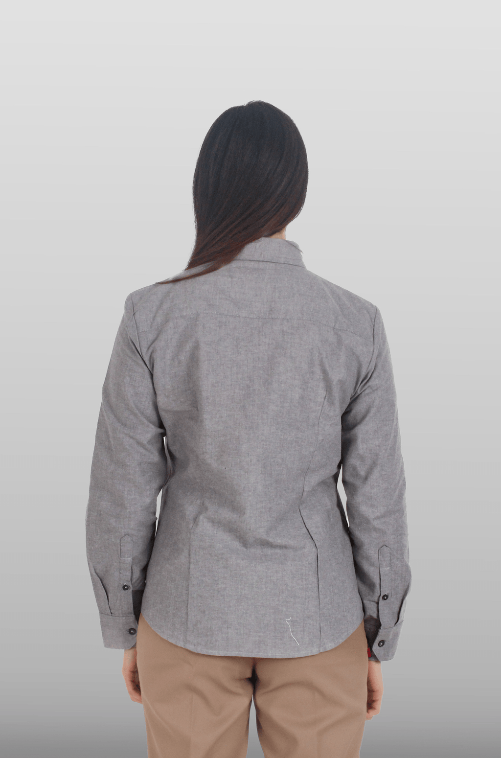 CAMISA EJECUTIVA LEÓN DAMA #Color_Gris