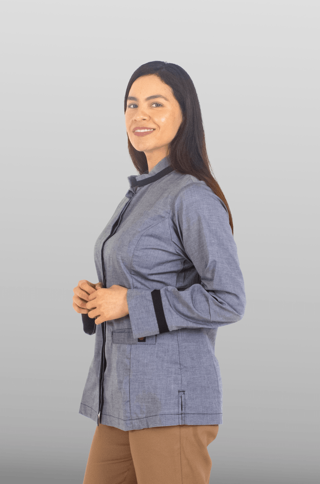 CAMISA FORMAL MANGA LARGA ARMENIA MUJER