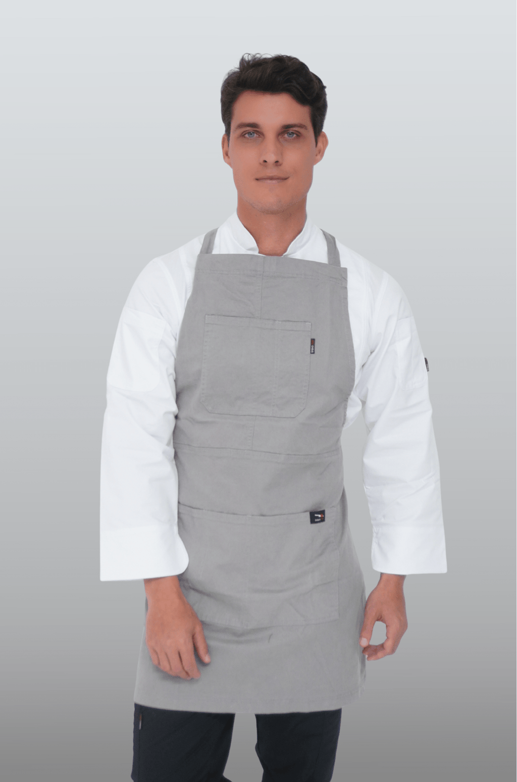 MANDIL DE CHEF TOSCANA UNISEX #Color_Gris