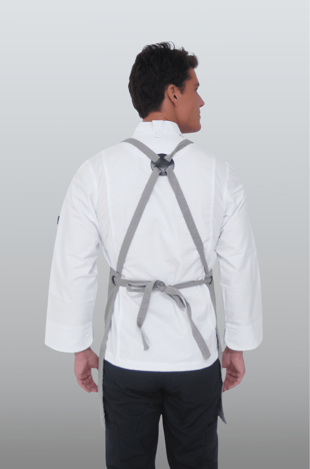 MANDIL DE CHEF TOSCANA UNISEX #Color_Gris