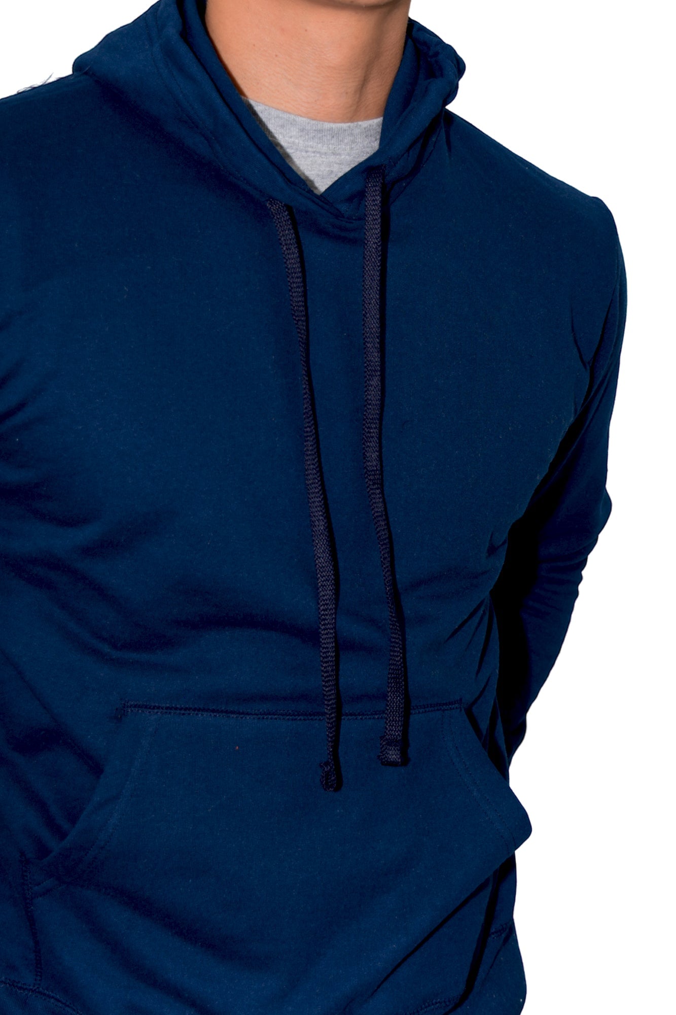 SUDADERA CON CAPUCHA AMBERES UNISEX #Color_Azul