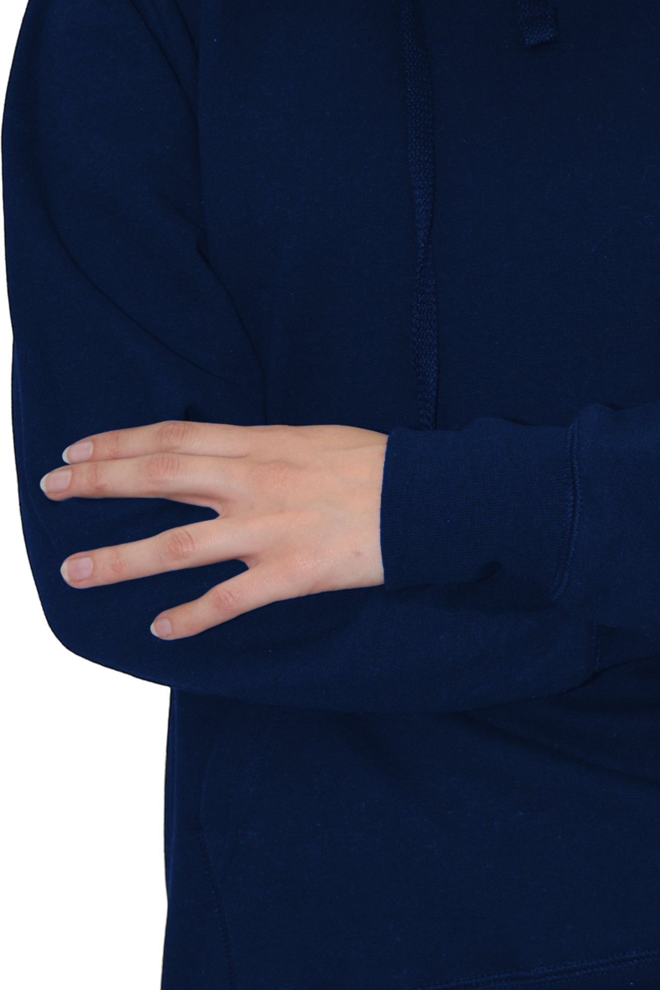 SUDADERA CON CAPUCHA AMBERES UNISEX #Color_Azul Marino