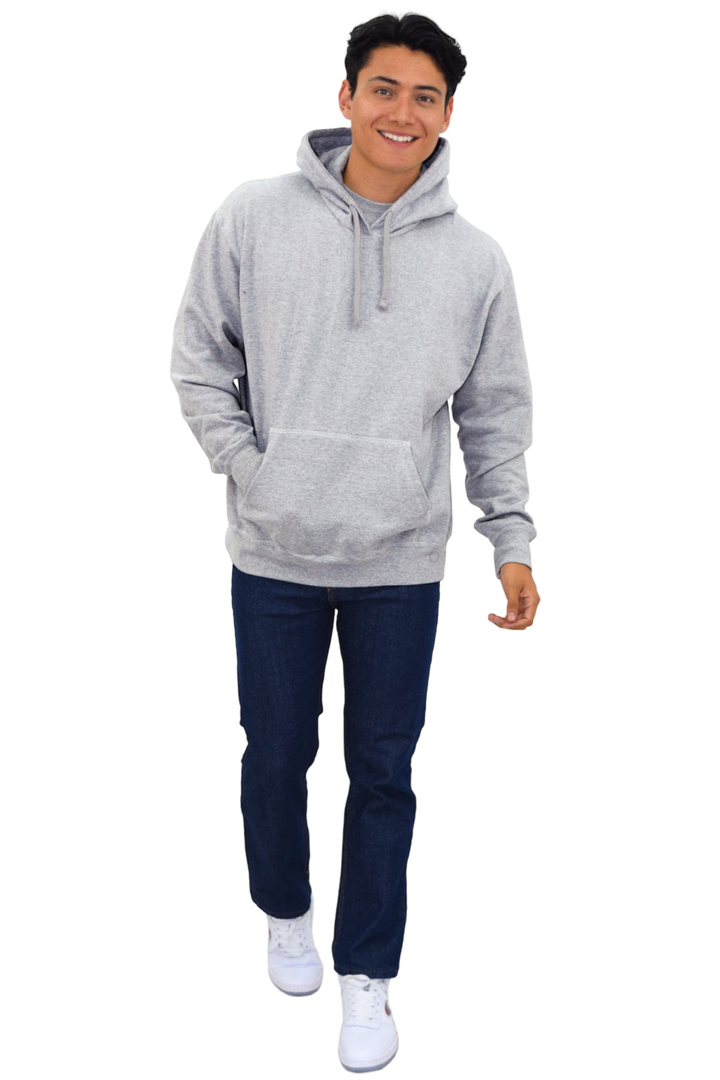 SUDADERA CON CAPUCHA AMBERES UNISEX #Color_Gris