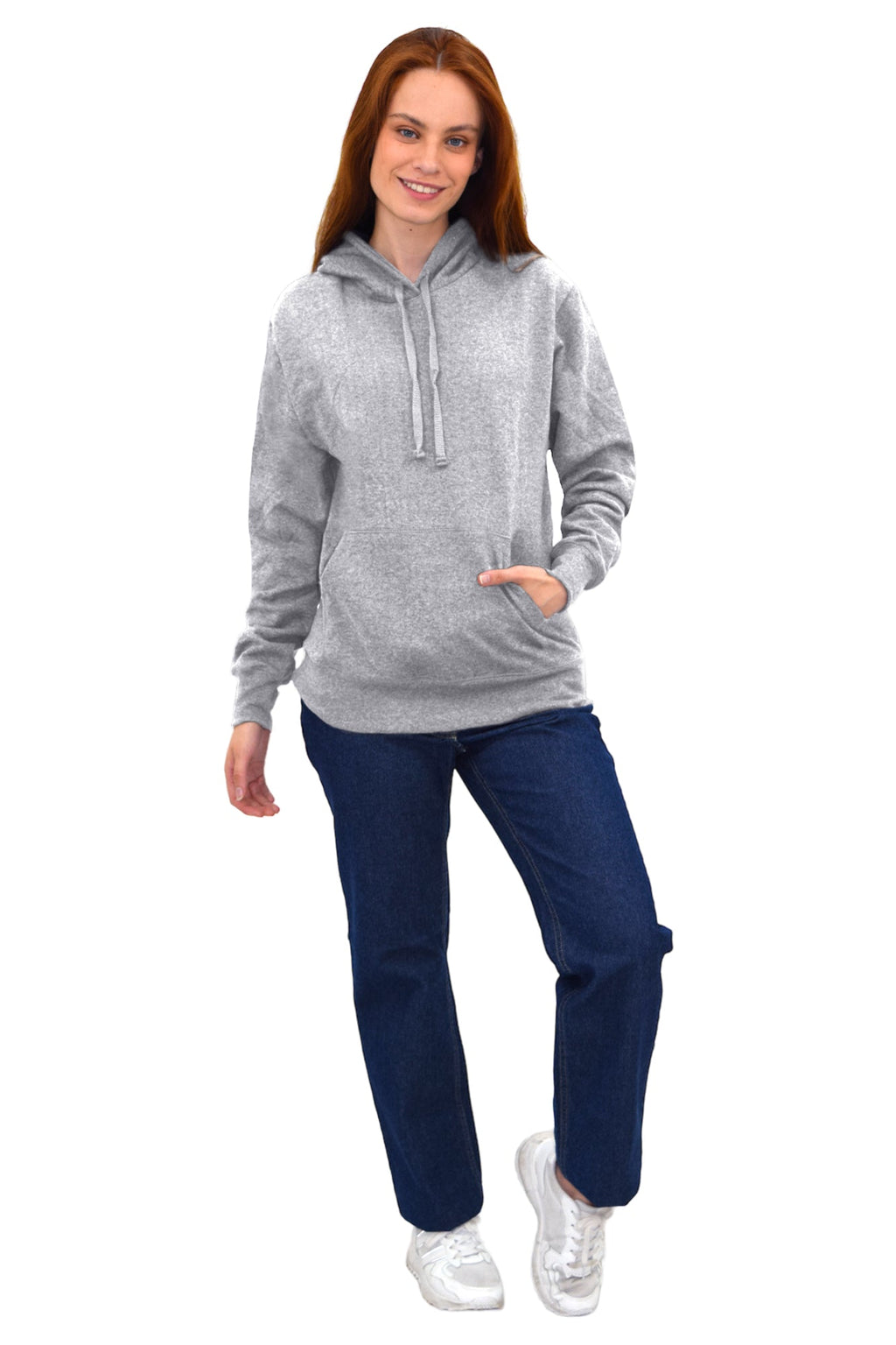 SUDADERA CON CAPUCHA AMBERES UNISEX #Color_Gris