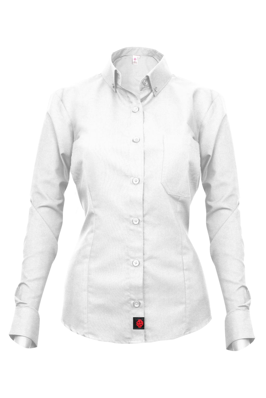 BLUSA FORMAL MANGA LARGA MONTENEGRO #Color_Blanco