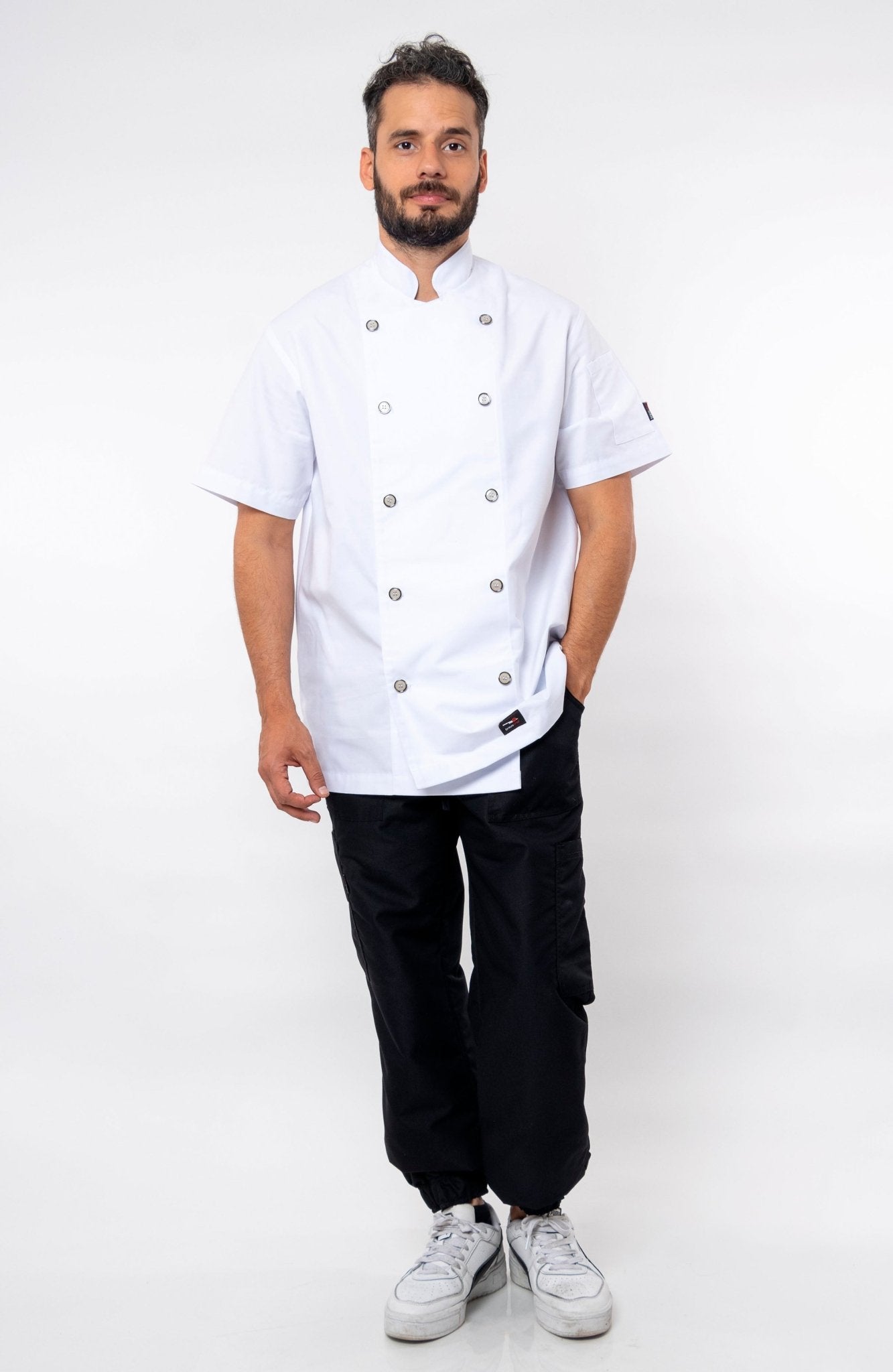 FILIPINA CHEF MANGA CORTA HONOLULU HOMBRE #Color_Blanco
