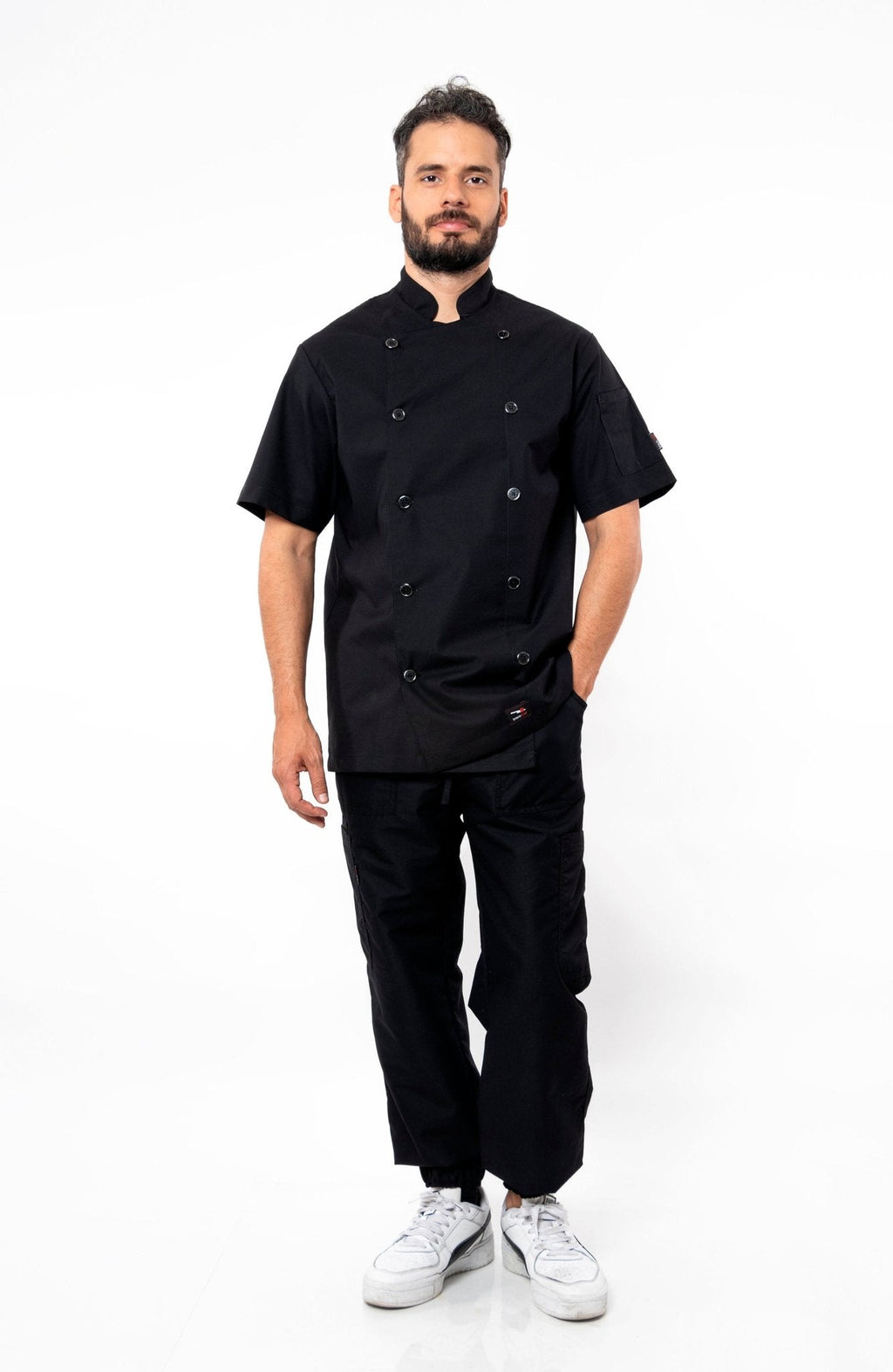 FILIPINA CHEF MANGA CORTA HONOLULU HOMBRE #Color_Negro
