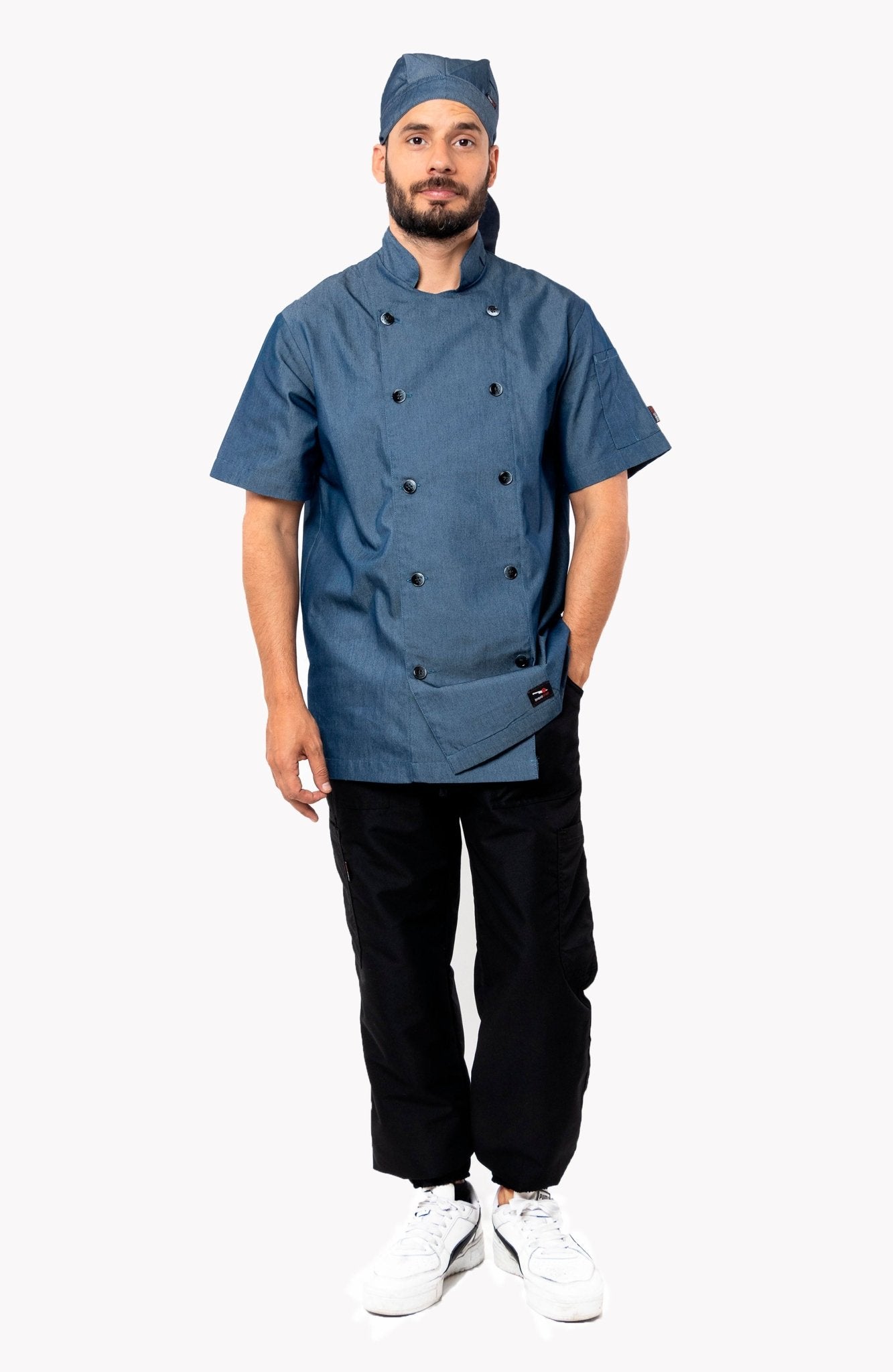 FILIPINA CHEF MANGA CORTA HONOLULU HOMBRE #Color_Azul Marino
