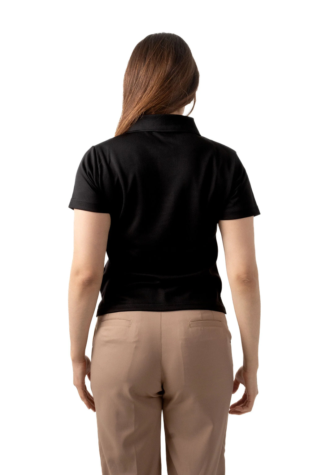PLAYERA POLO CARACAS DAMA #Color_Negro