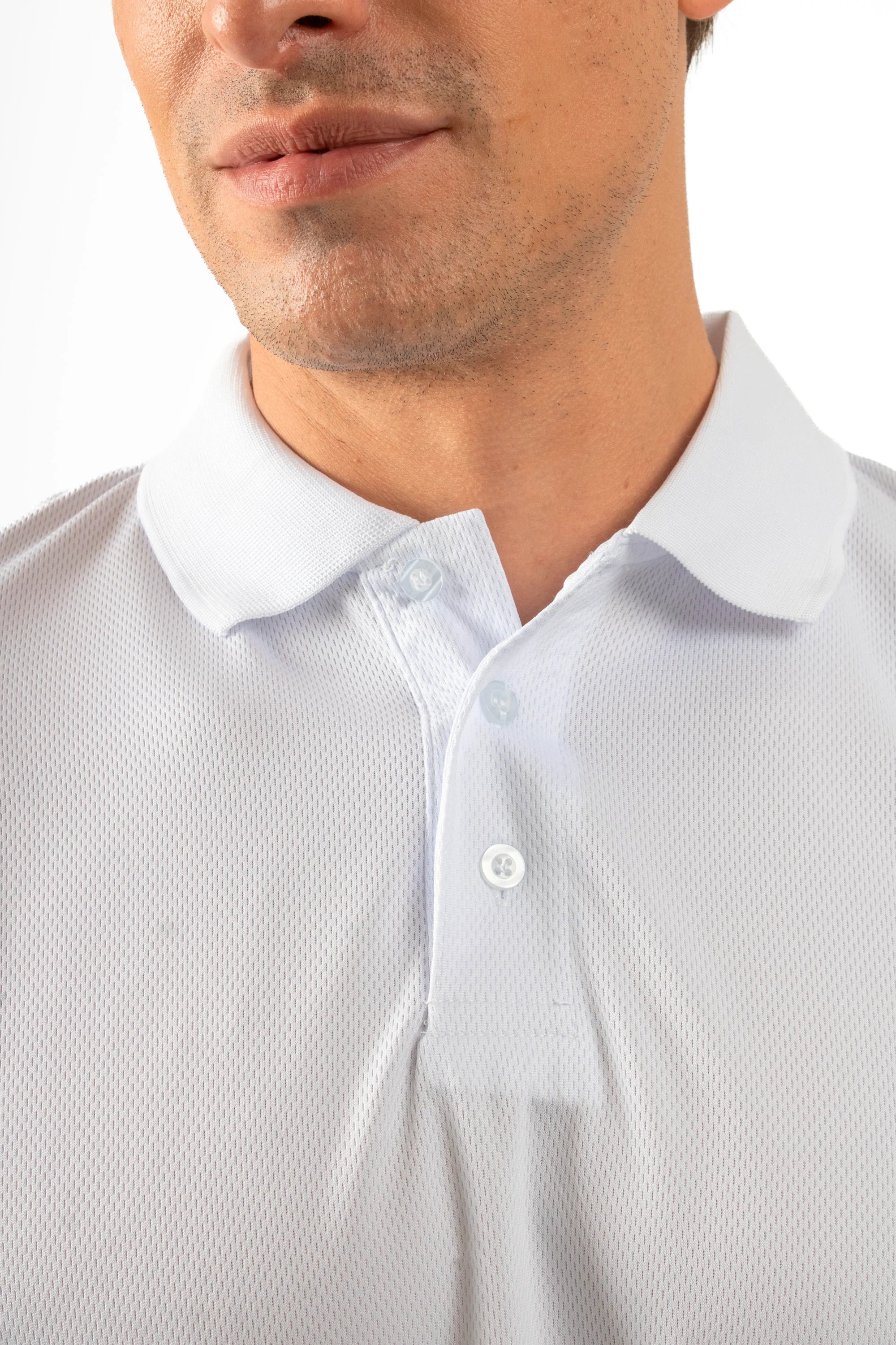 PLAYERA POLO CARACAS CABALLERO #Color_Blanco
