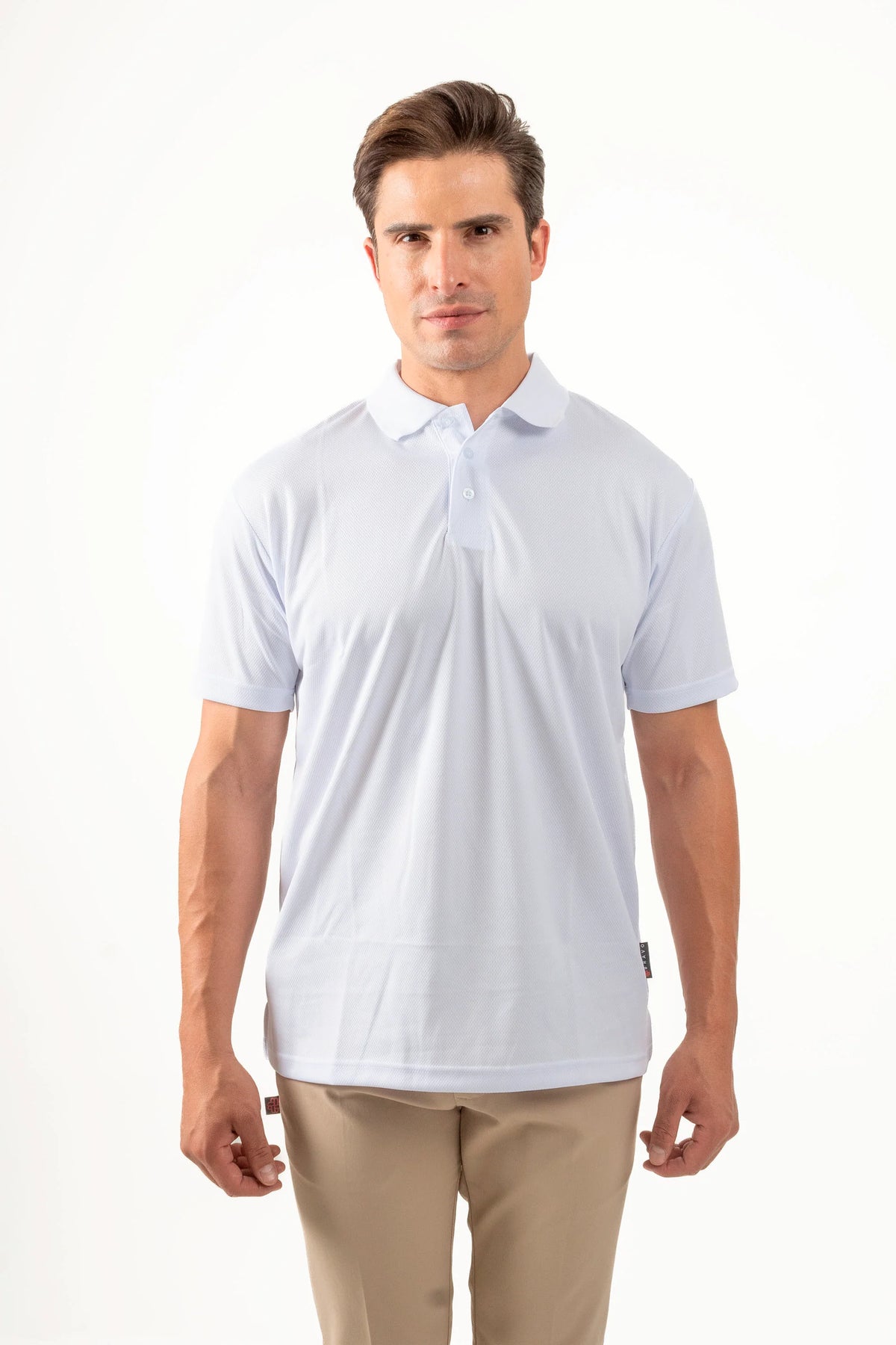 PLAYERA POLO CARACAS CABALLERO #Color_Blanco
