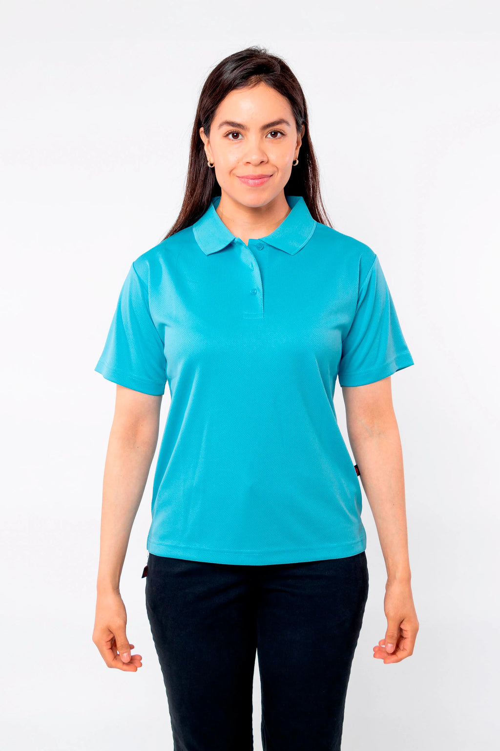 PLAYERA POLO CARACAS DAMA #Color_Azul Cielo