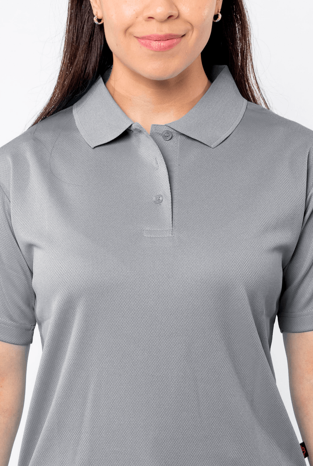 PLAYERA POLO CARACAS DAMA #Color_Gris