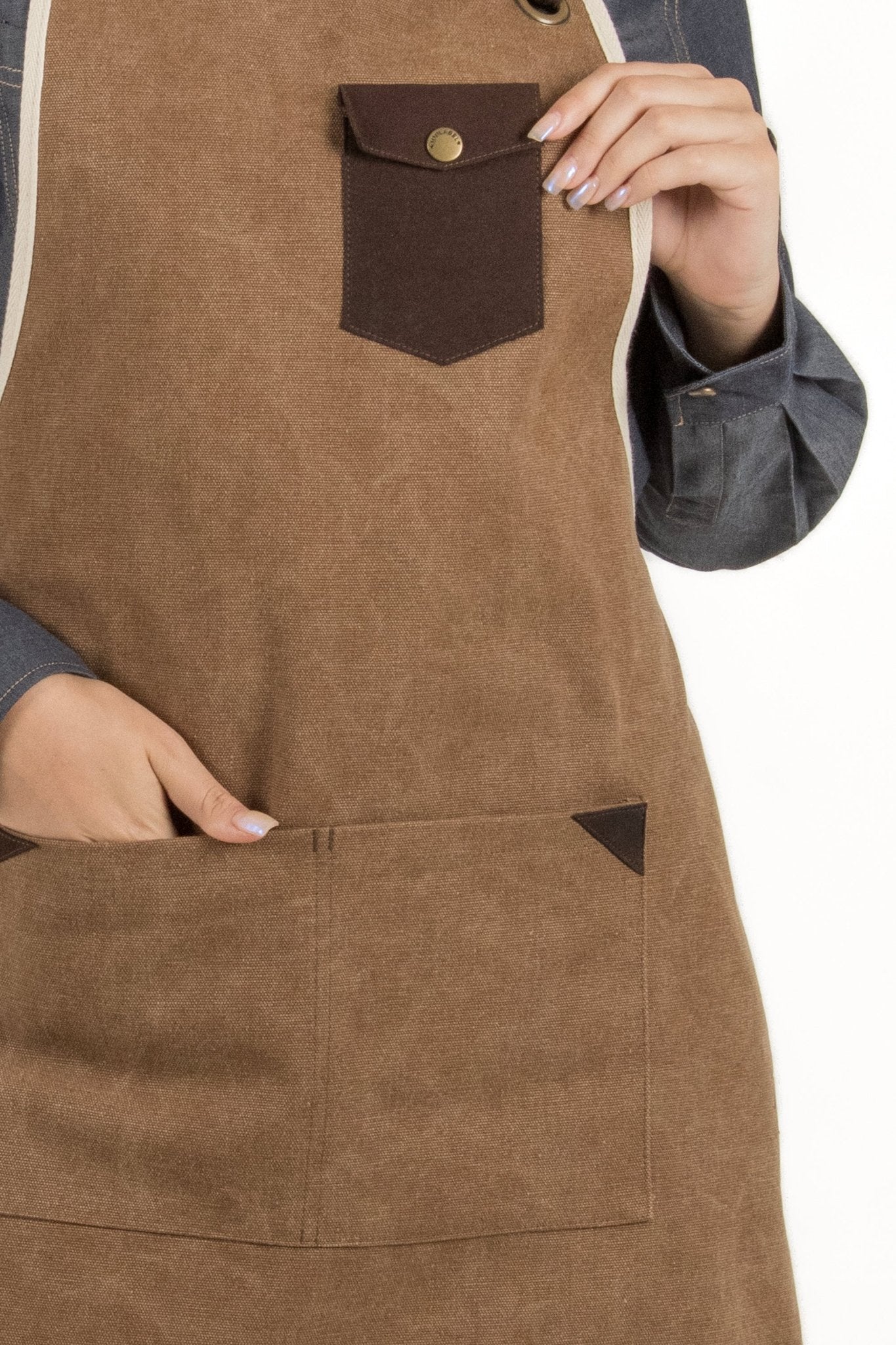 MANDIL SORRENTO PETO UNISEX #Color_Cafe
