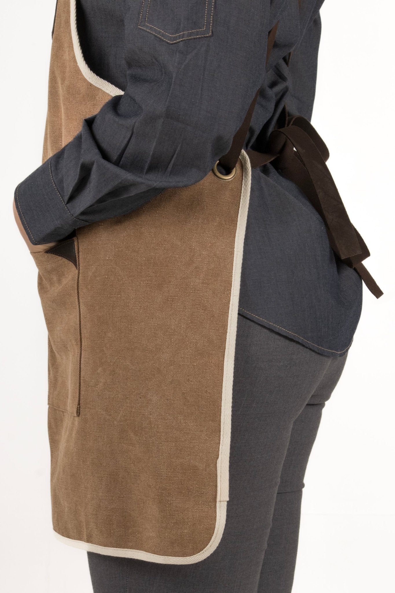 MANDIL SORRENTO PETO UNISEX #Color_Cafe

