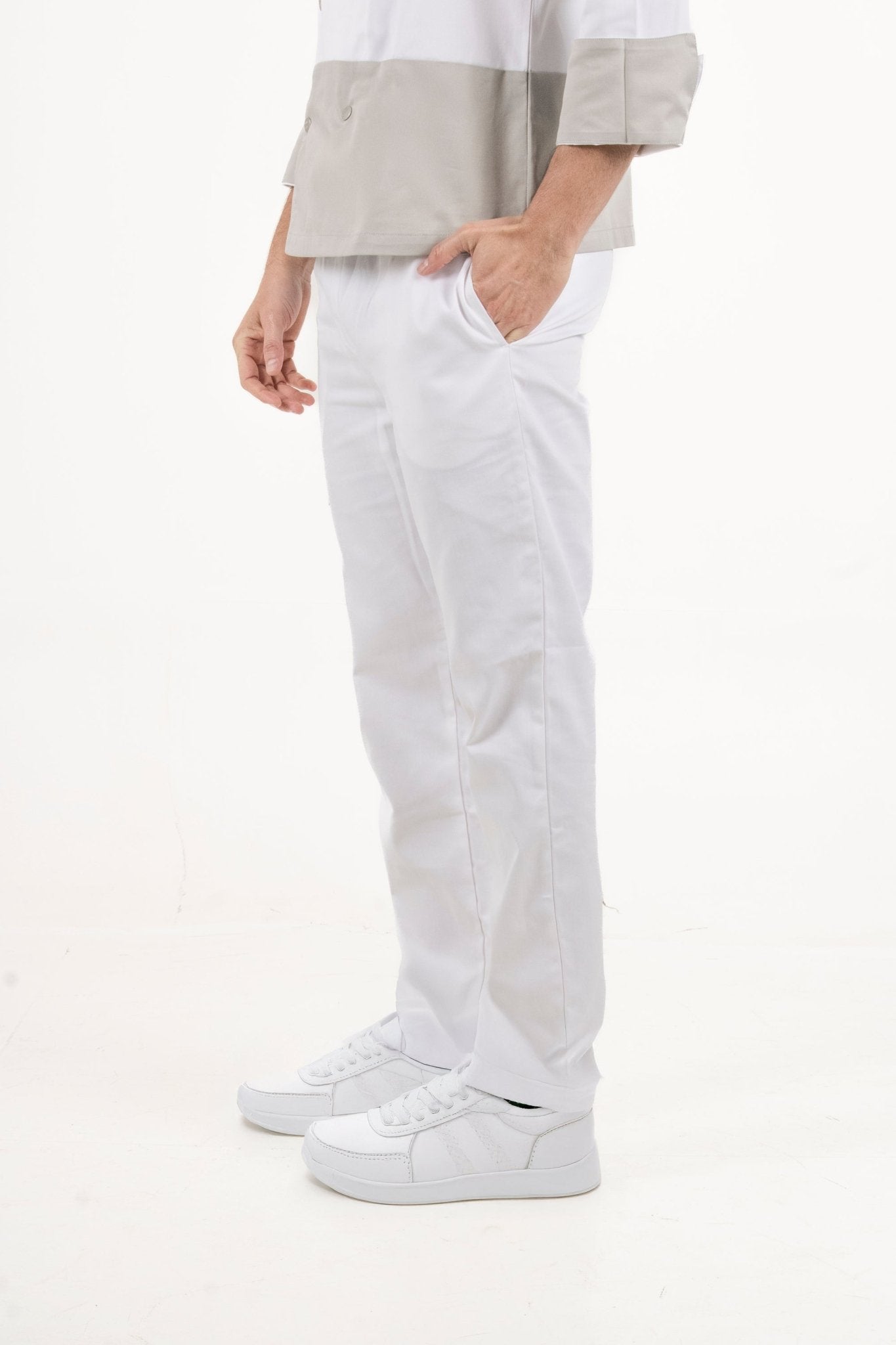 PANTALON DELHI CHEF CABALLERO #Color_Blanco