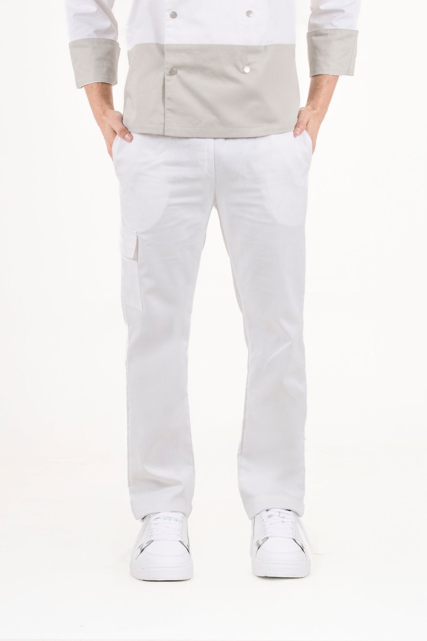 PANTALON DELHI CHEF CABALLERO #Color_Blanco