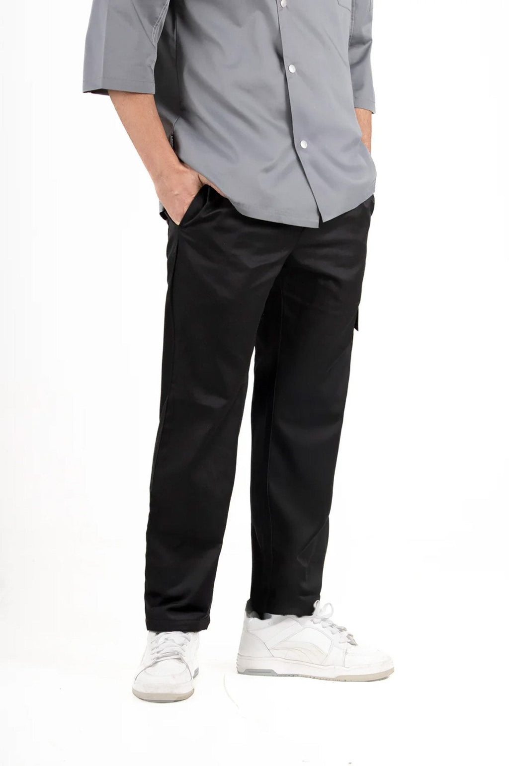 PANTALON DELHI CHEF CABALLERO #Color_Negro